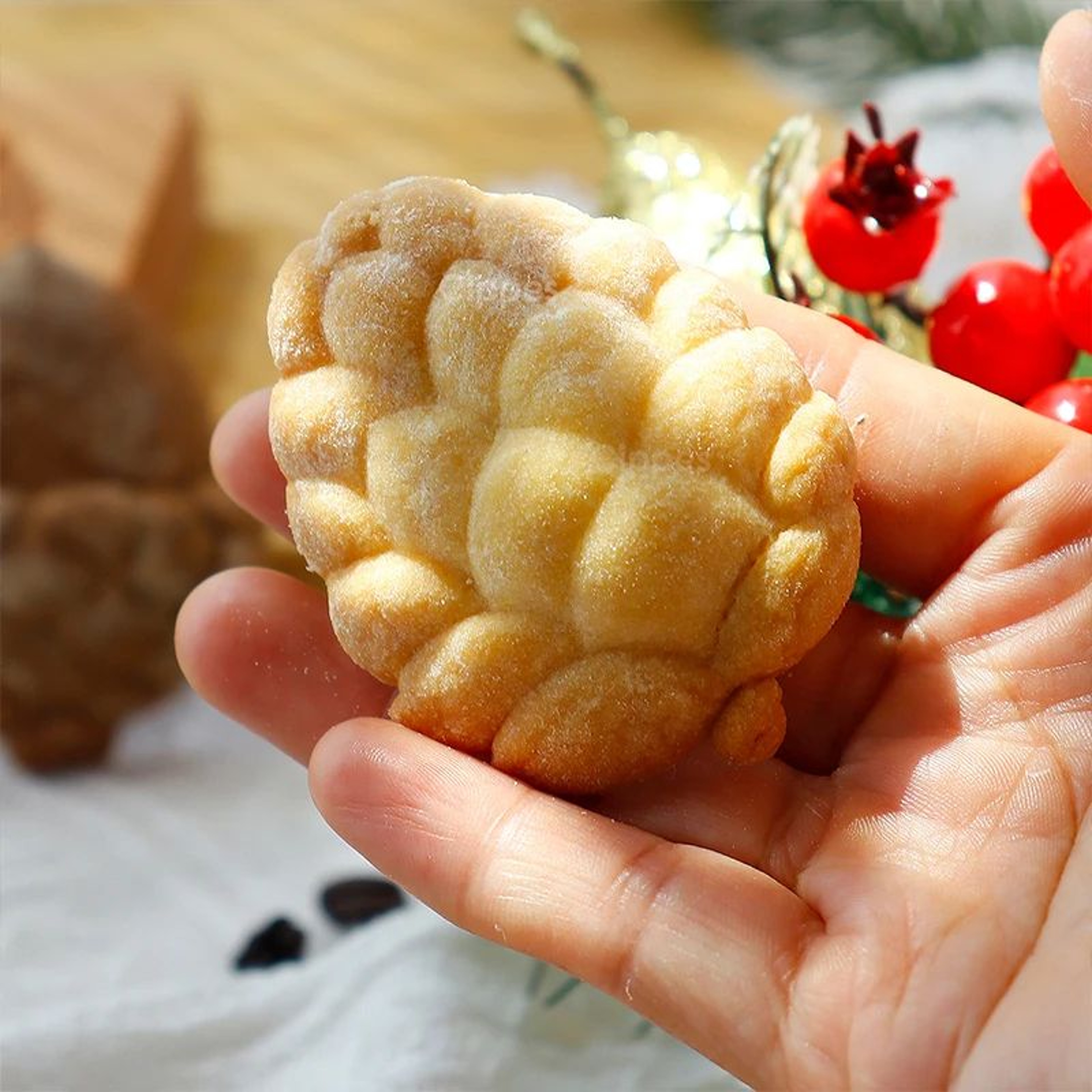 Christmas Wooden Cookie Molds Set 8