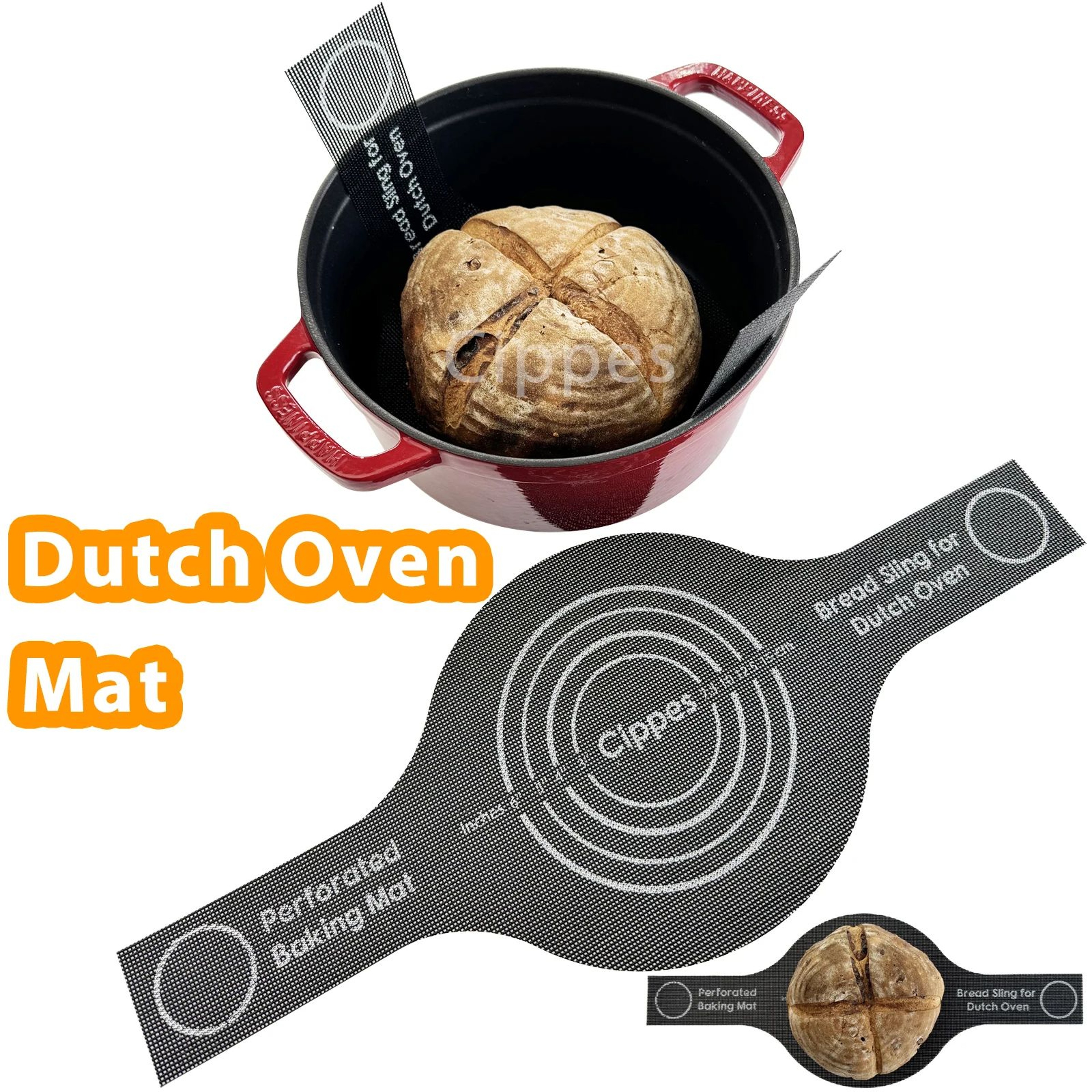Perforated Silicone Bread Sling 0
