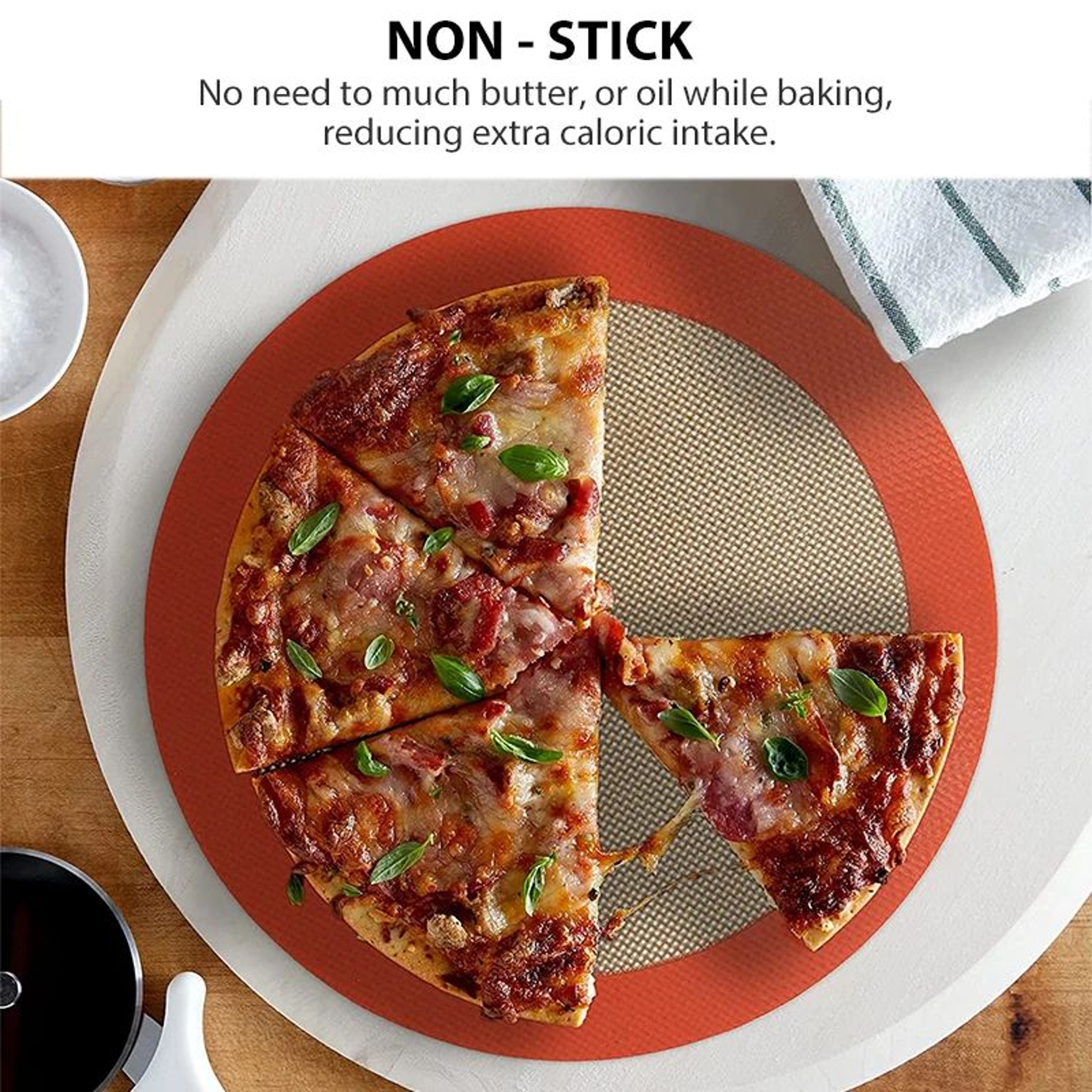 Round Silicone Baking Mat Liner 3