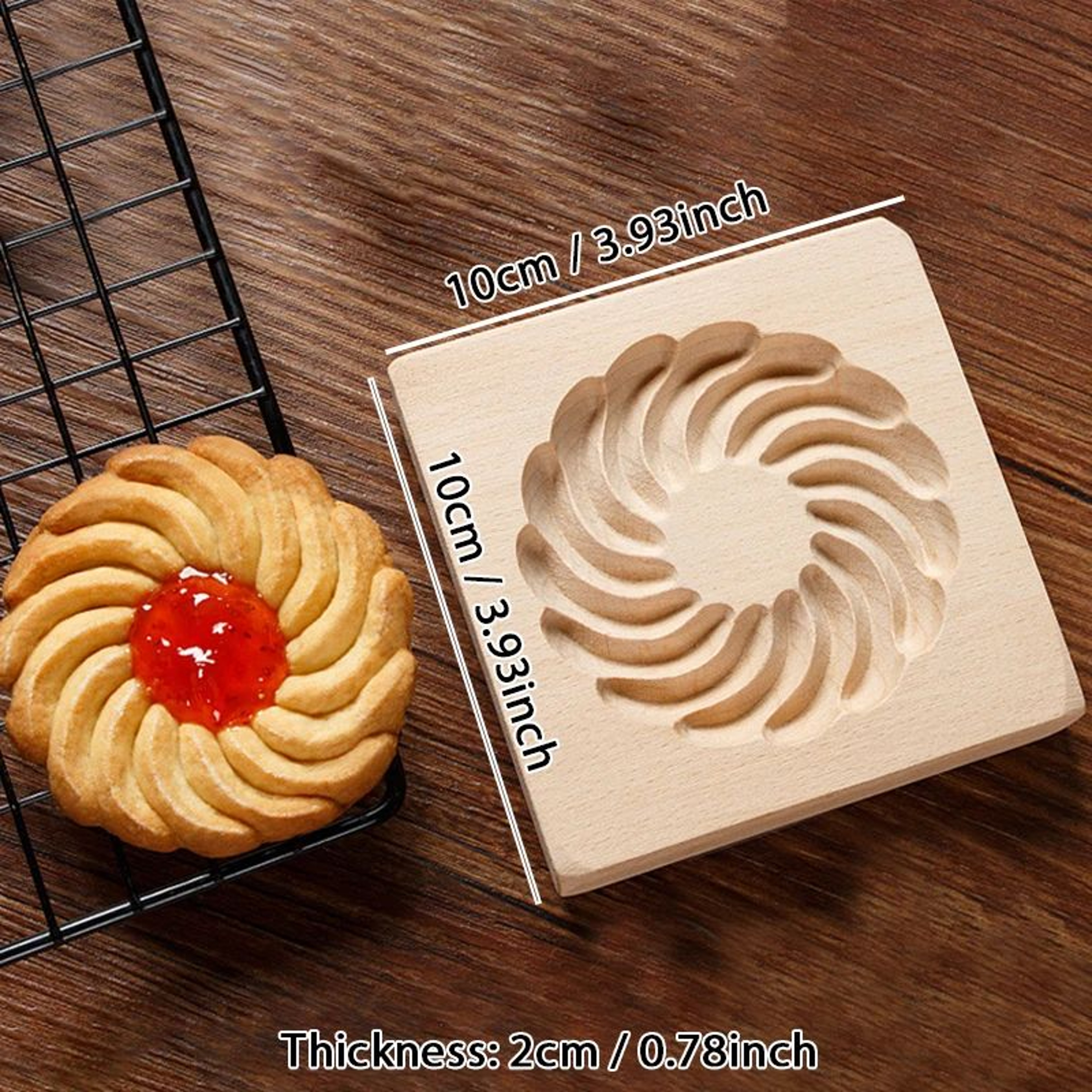 3D Wooden Cookie Cutter Mold 10