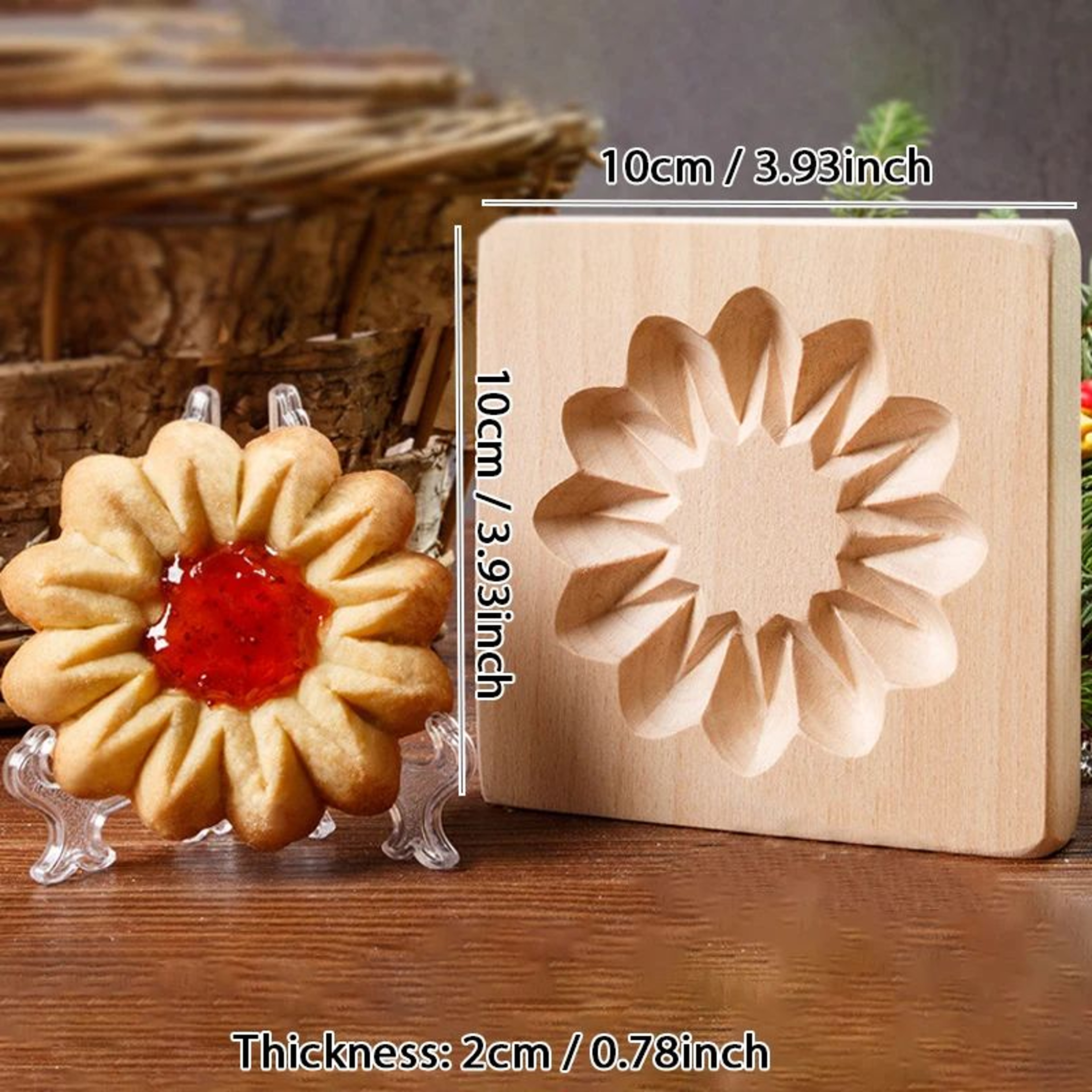 3D Wooden Cookie Cutter Mold 14