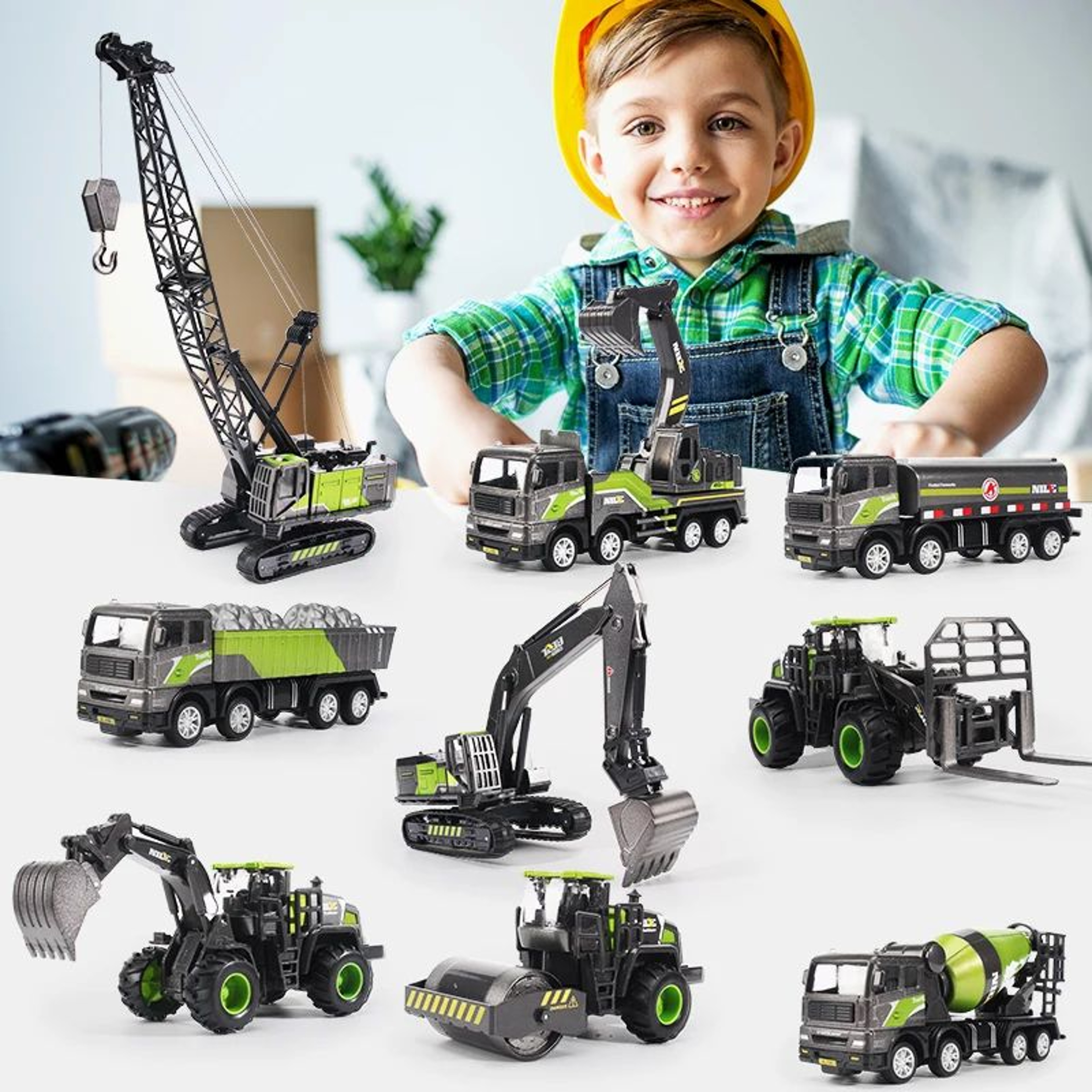 Construction Vehicle Toy Model Set 2