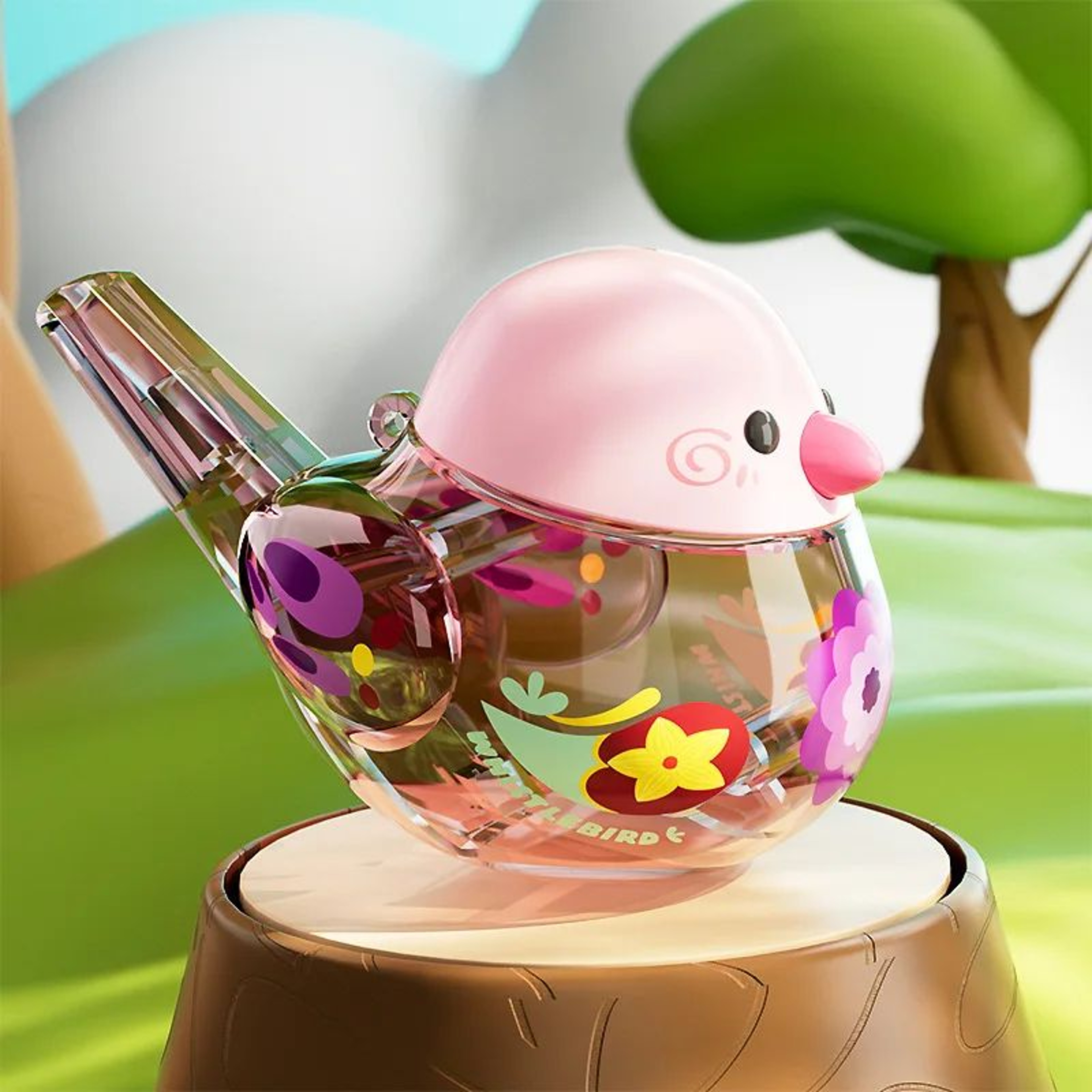 Cartoon Water Bird Whistle Toy 13