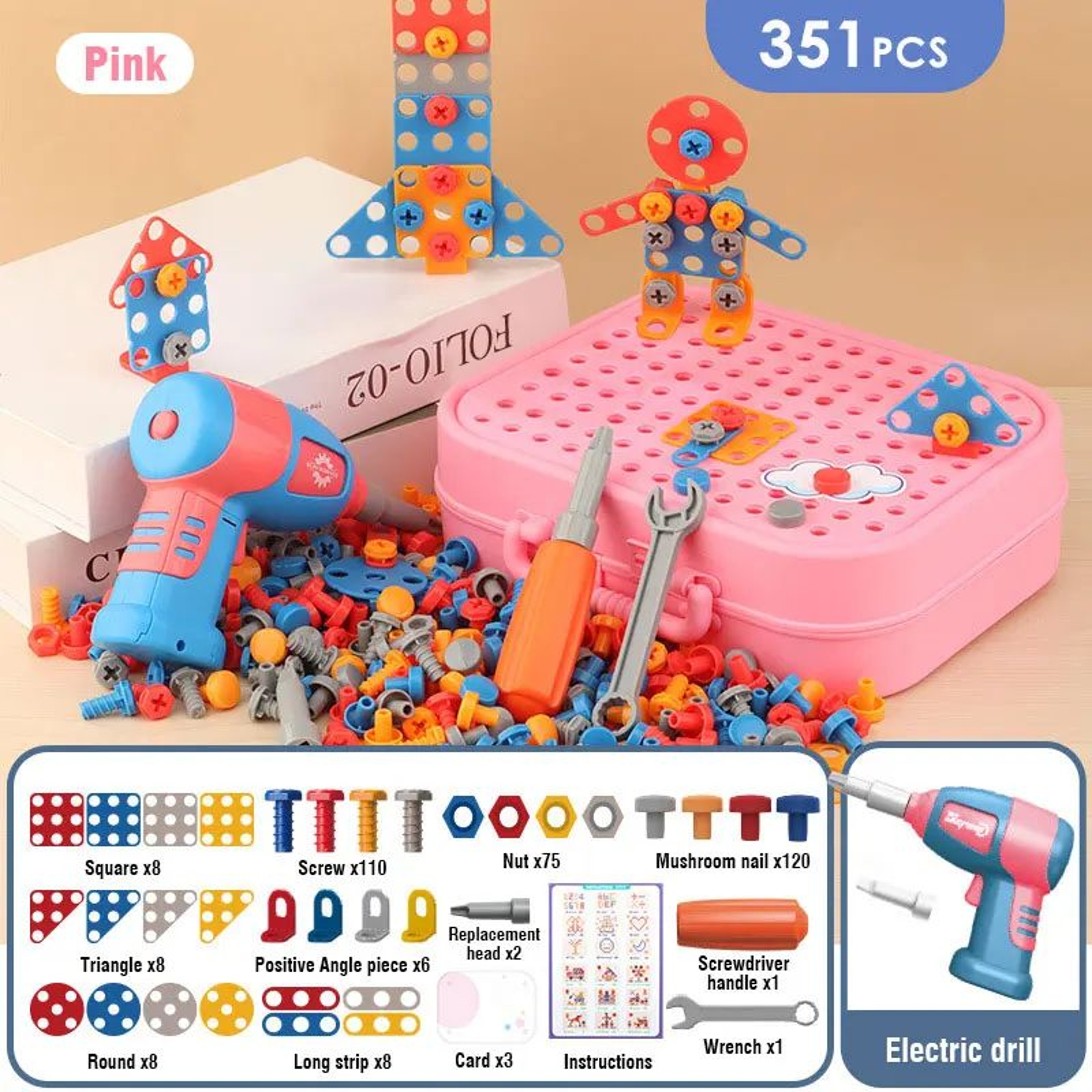 DIY Nut And Bolt Assembly Toy 16