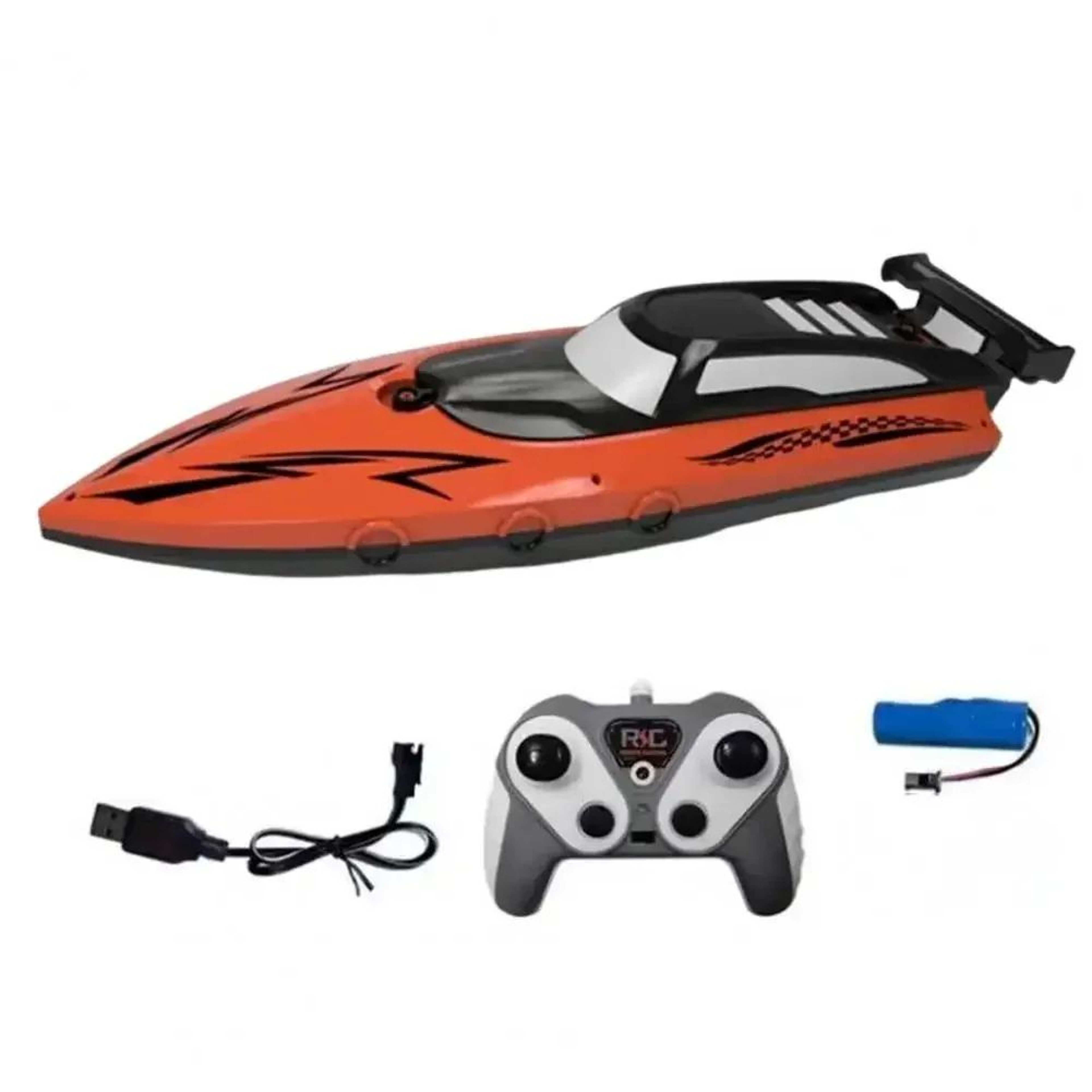 RC Boat With LED Lights 14