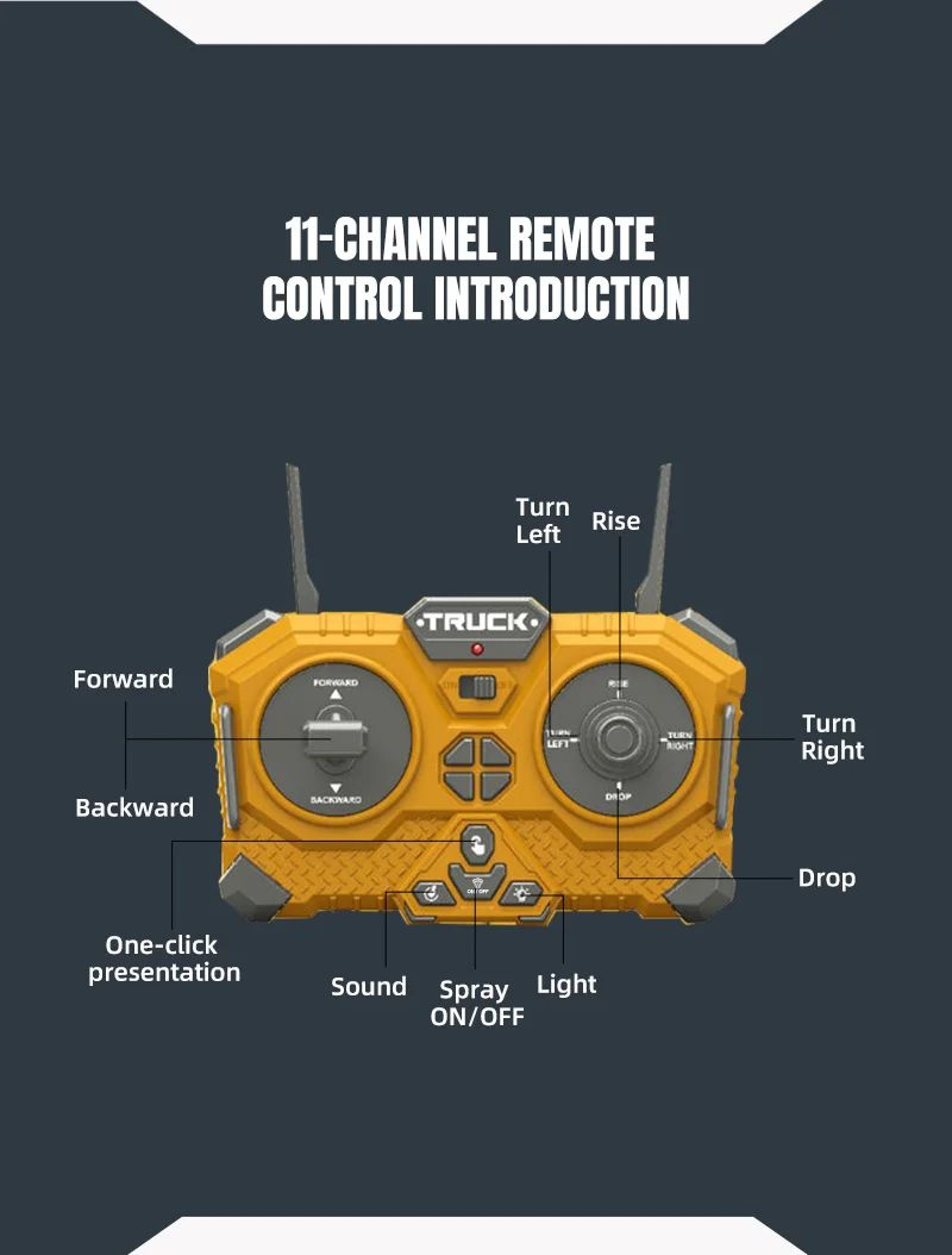 Remote Control Bulldozer Toy For Kids 12
