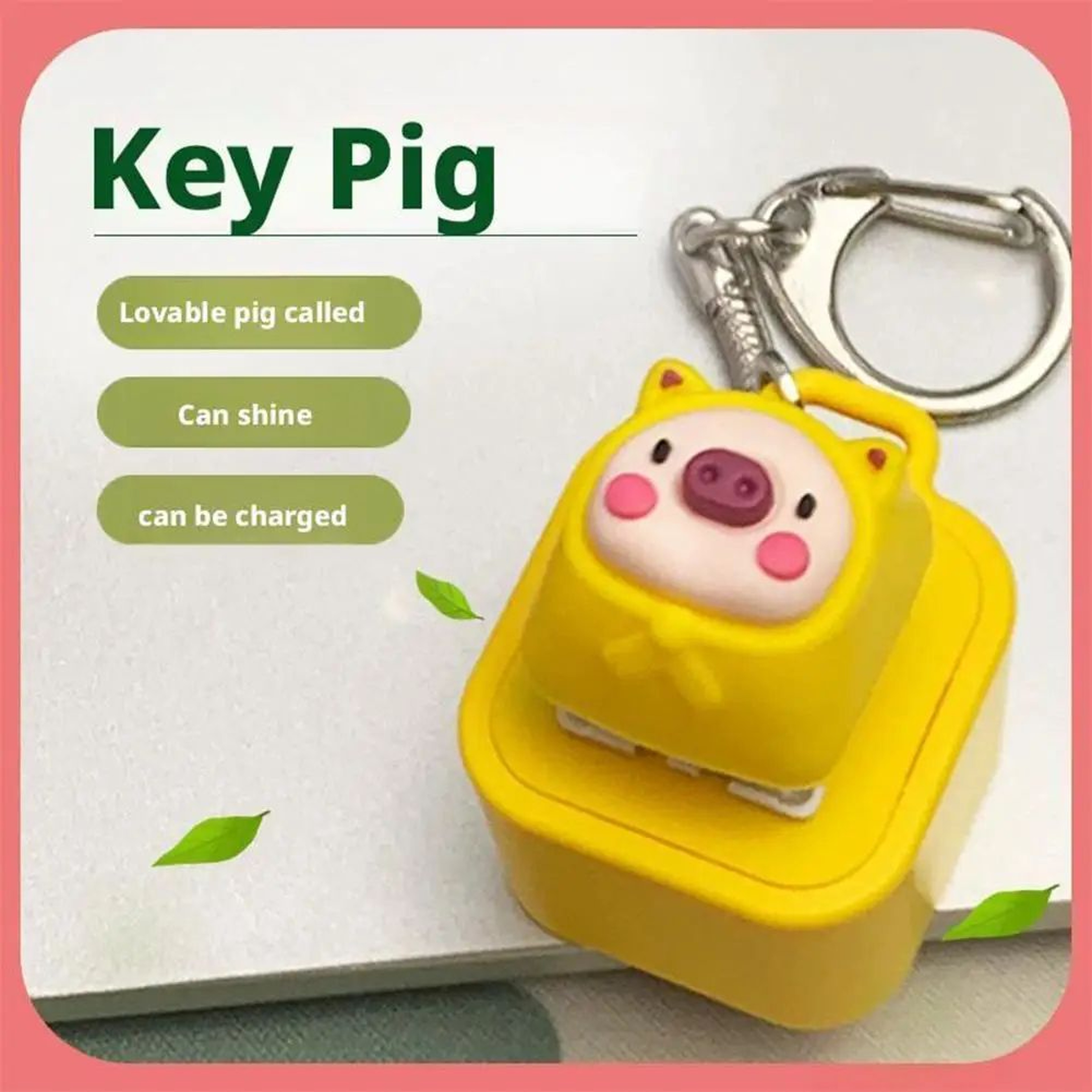 Funny Animal With Sounds Fidget Keychain 4