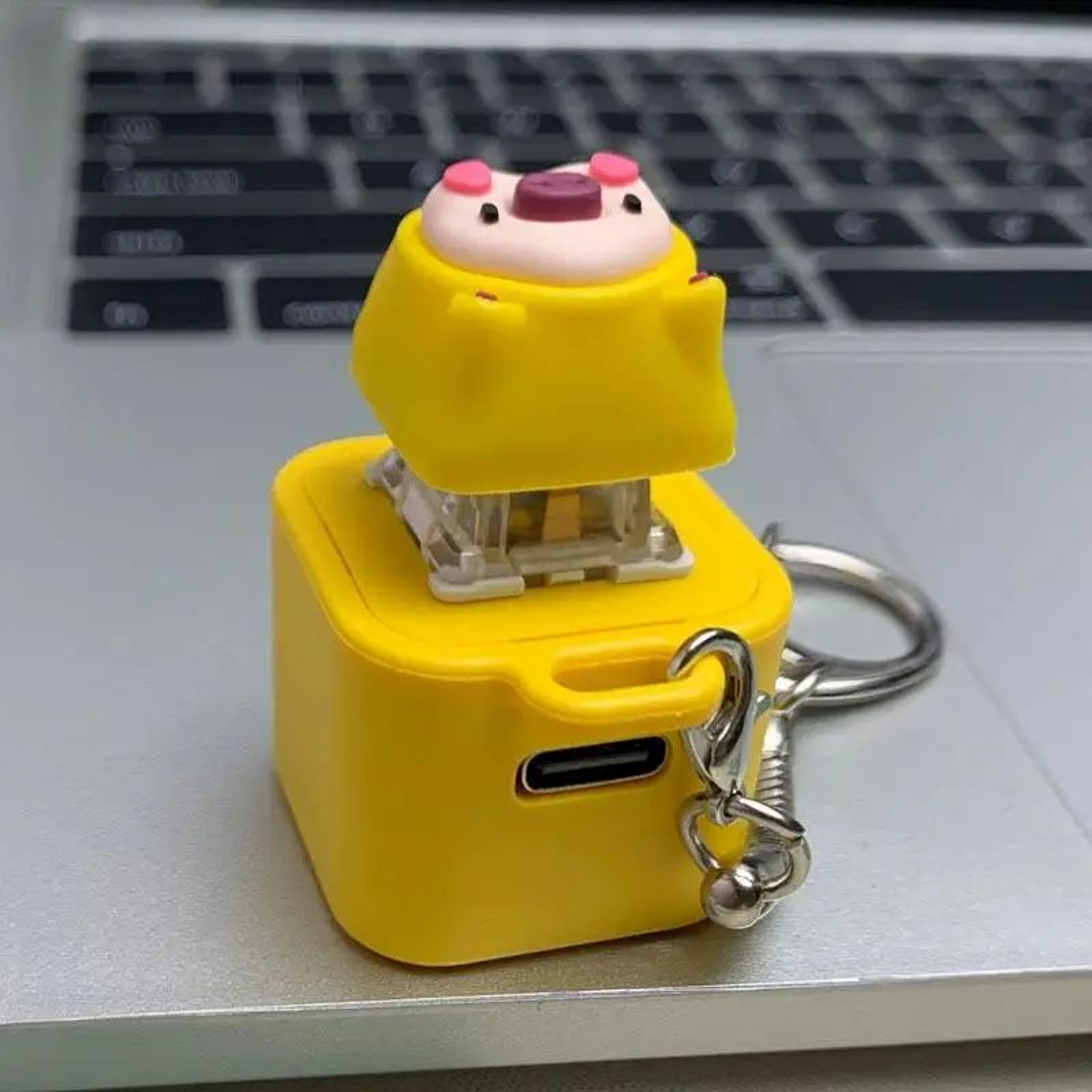 Funny Animal With Sounds Fidget Keychain 5