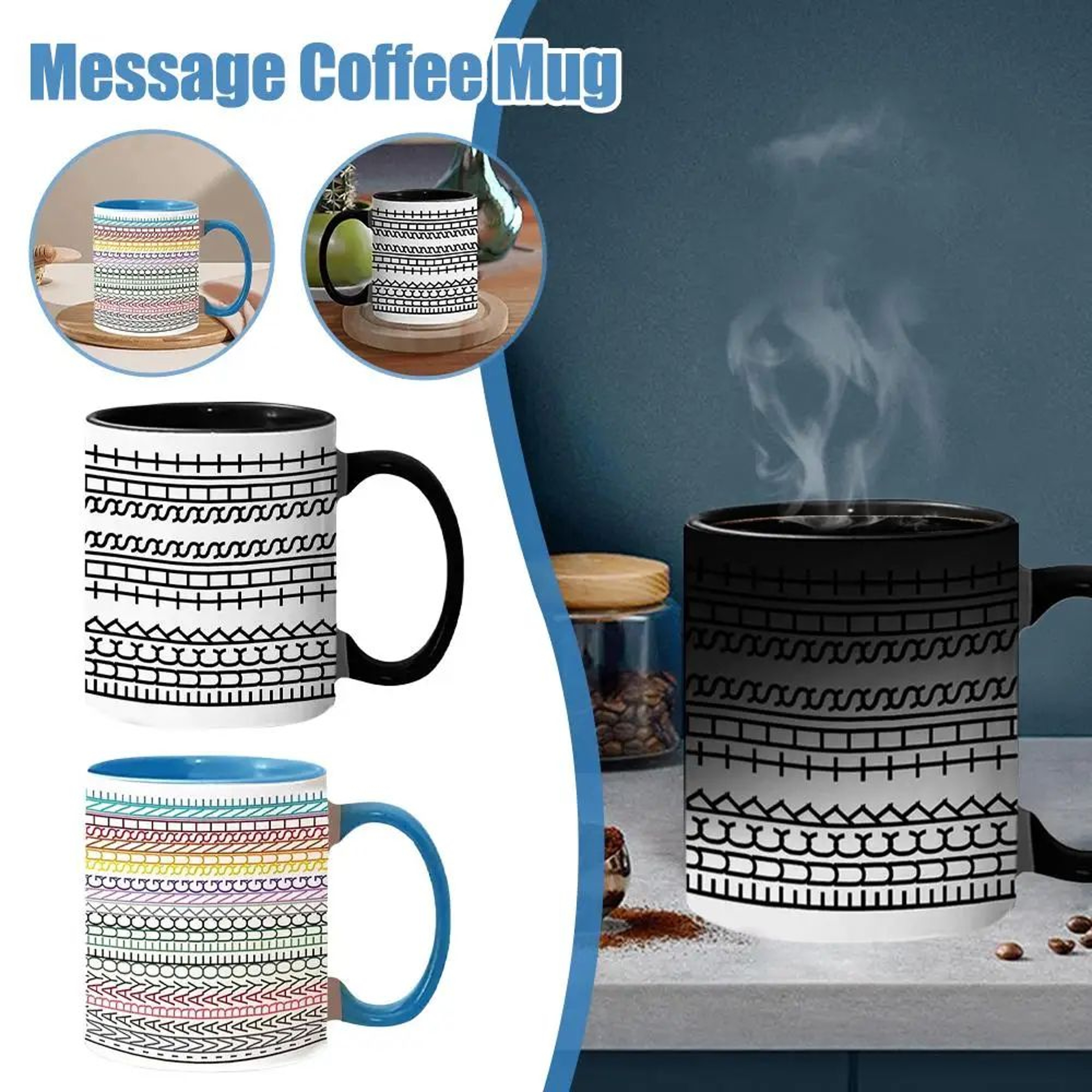 Magic Heat Reveal Coffee Mug 6