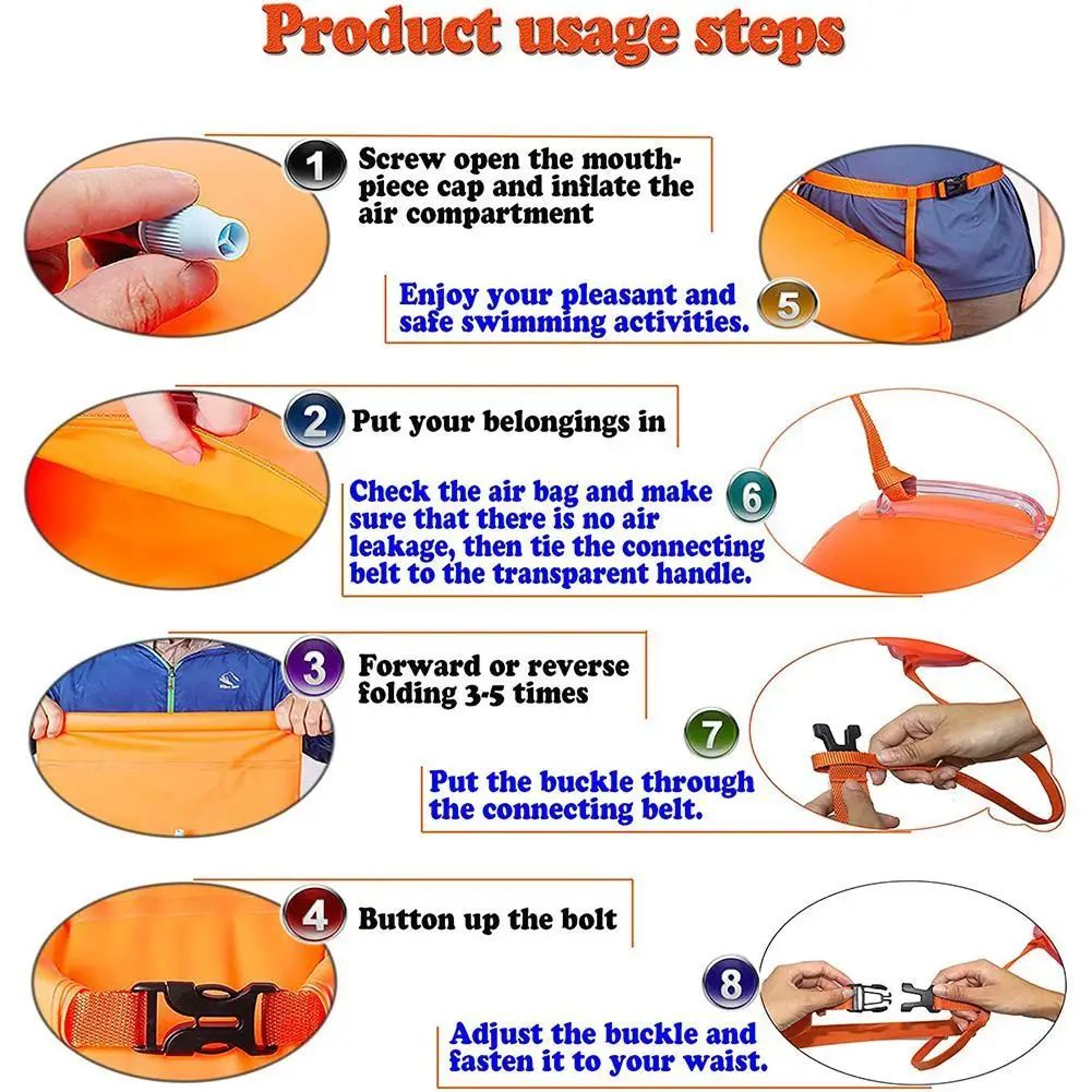 Open Water Swim Safety Buoy Float 7