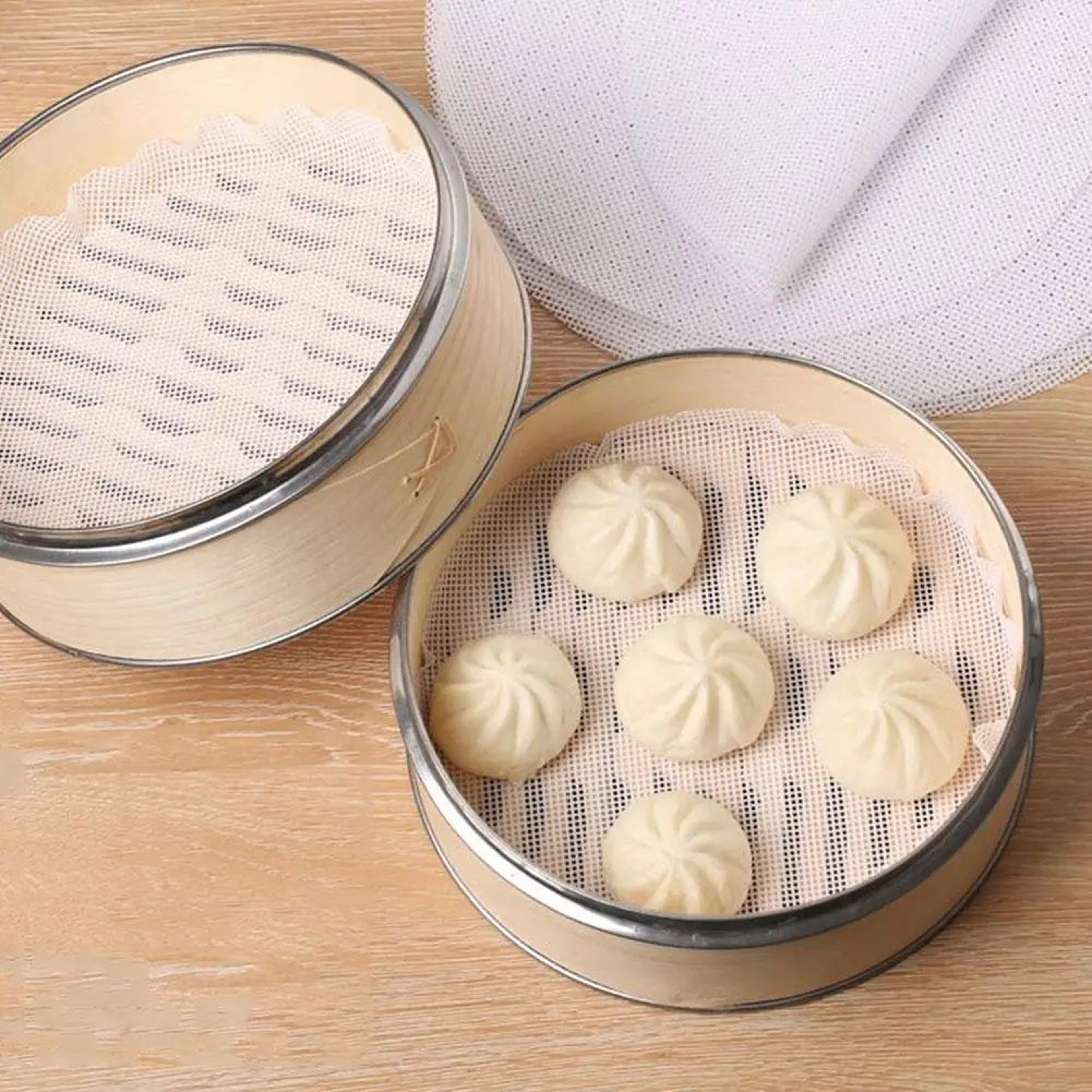 Silicone Non Stick Steamer Mat Set 2