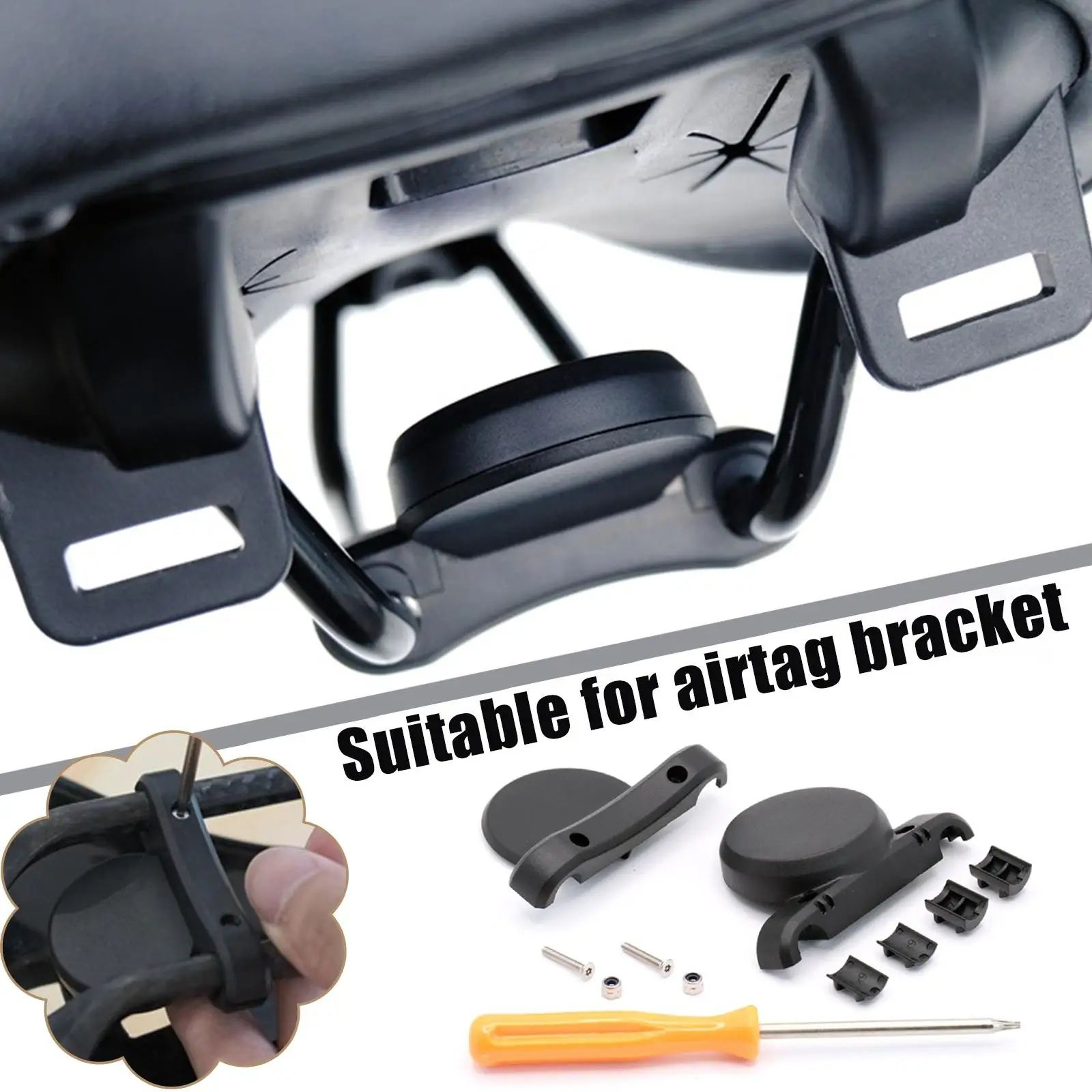 Hidden Bike AirTag Saddle Mount 0