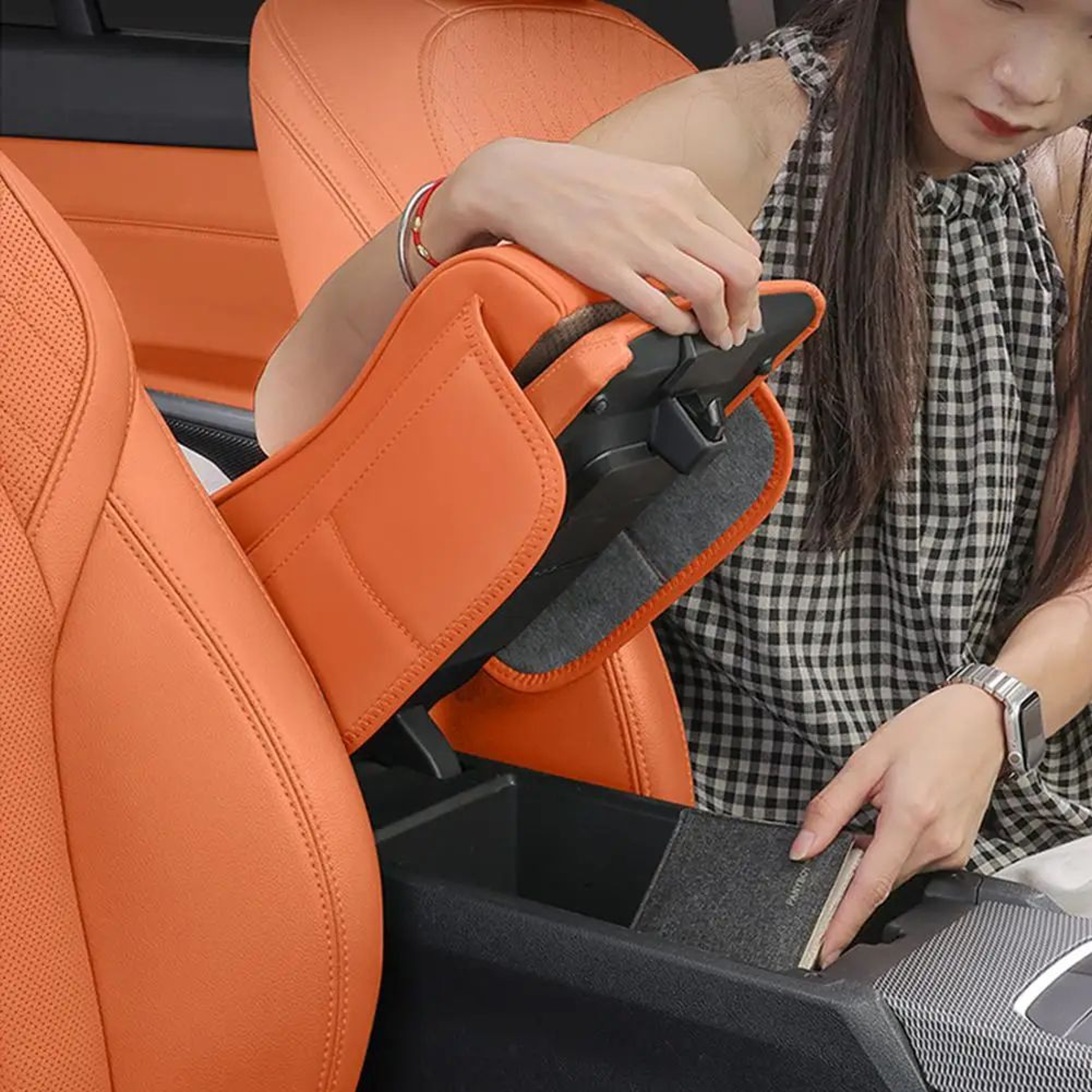 Memory Foam Car Armrest Booster Pad 12