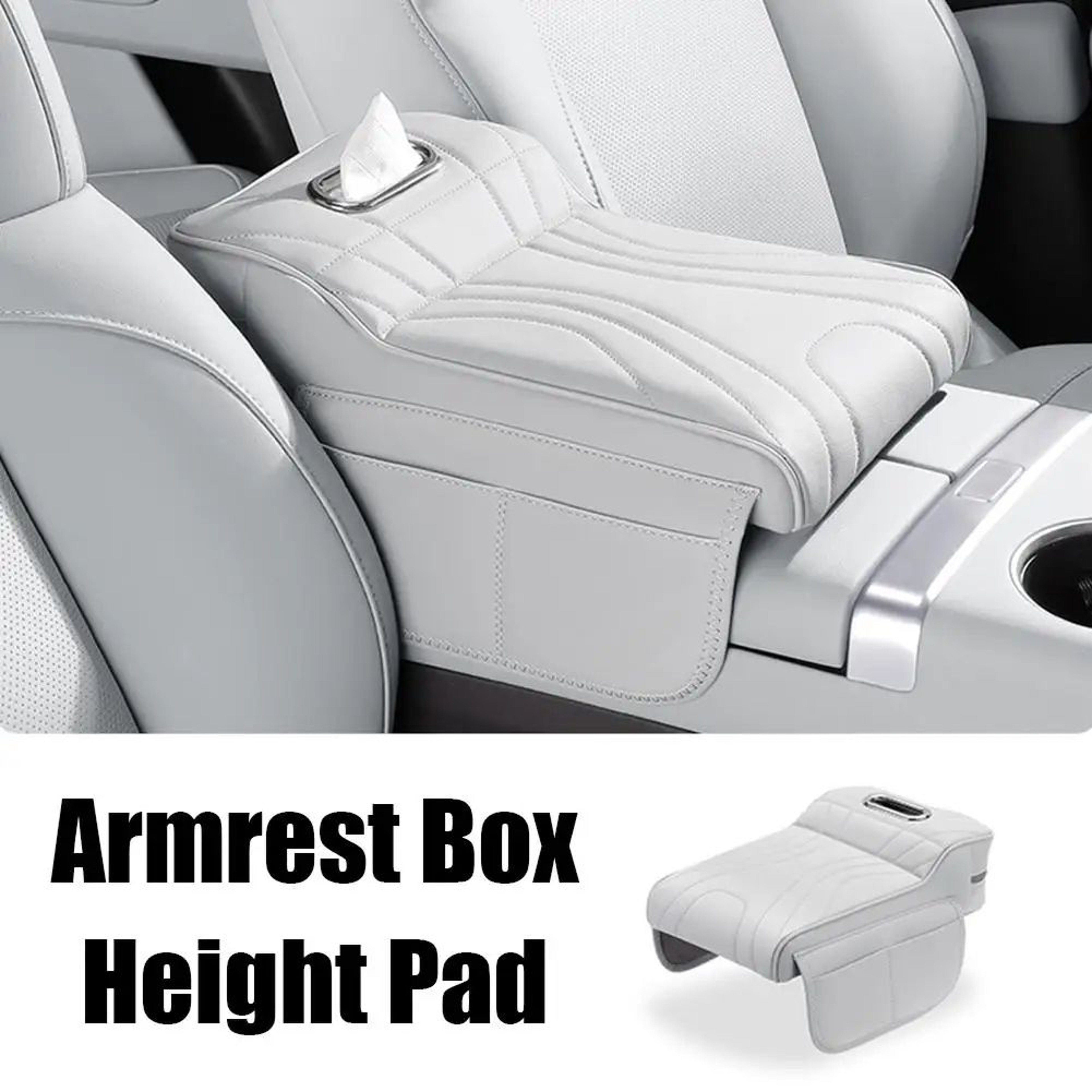 Memory Foam Car Armrest Booster Pad 19