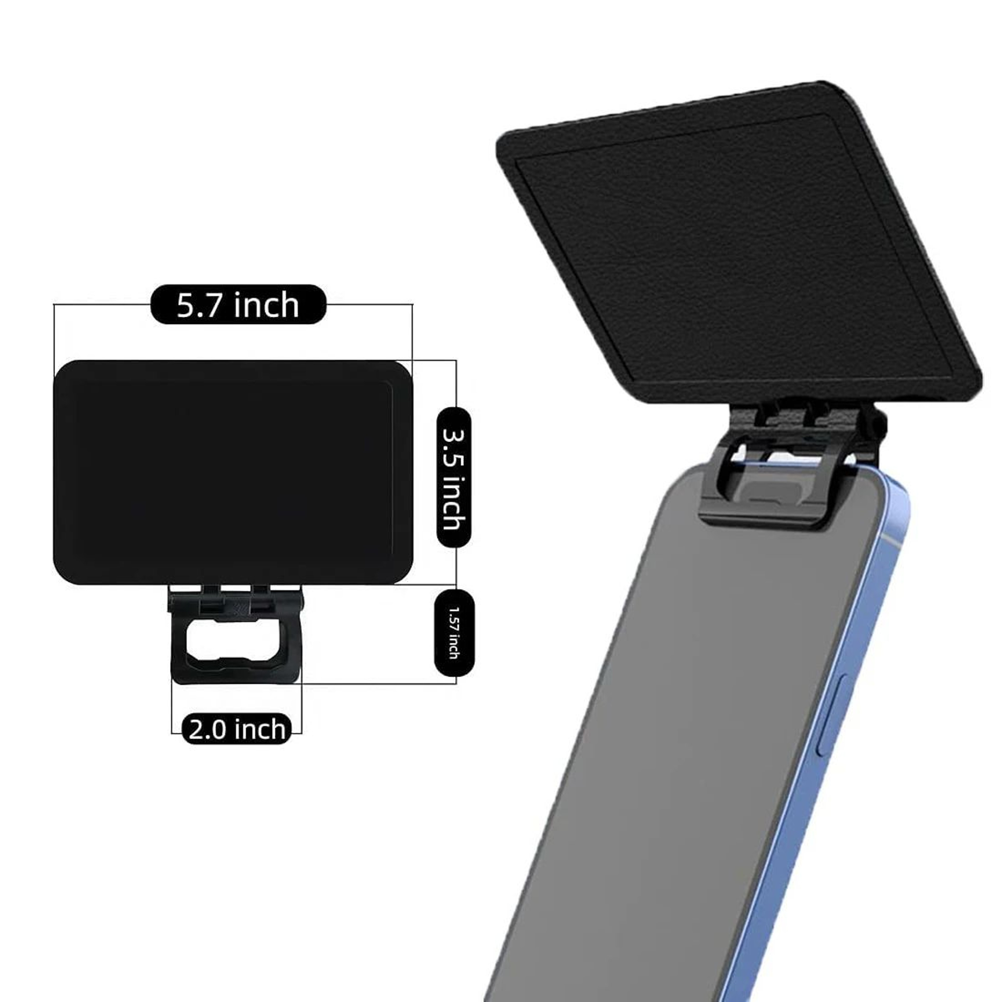 Adjustable Phone Screen Sunshade Visor 12