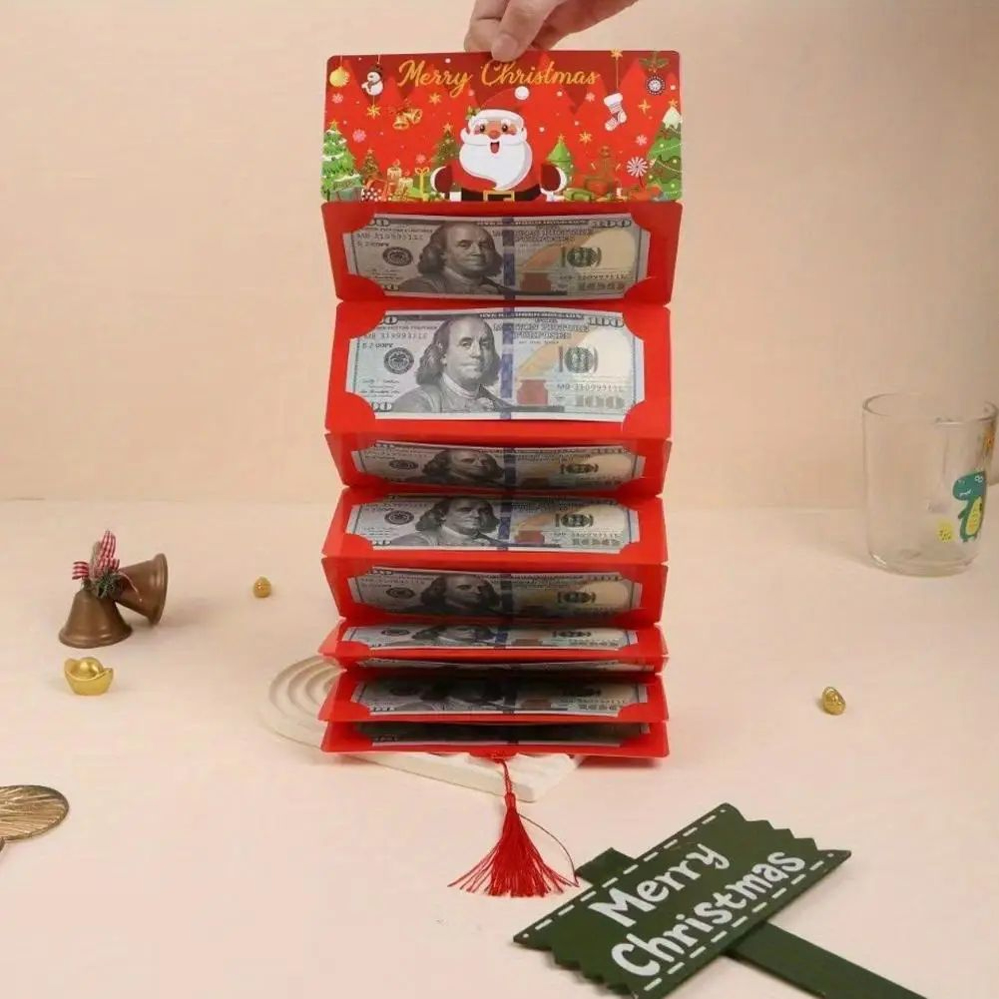 Christmas Cash Gift Card Holder 1