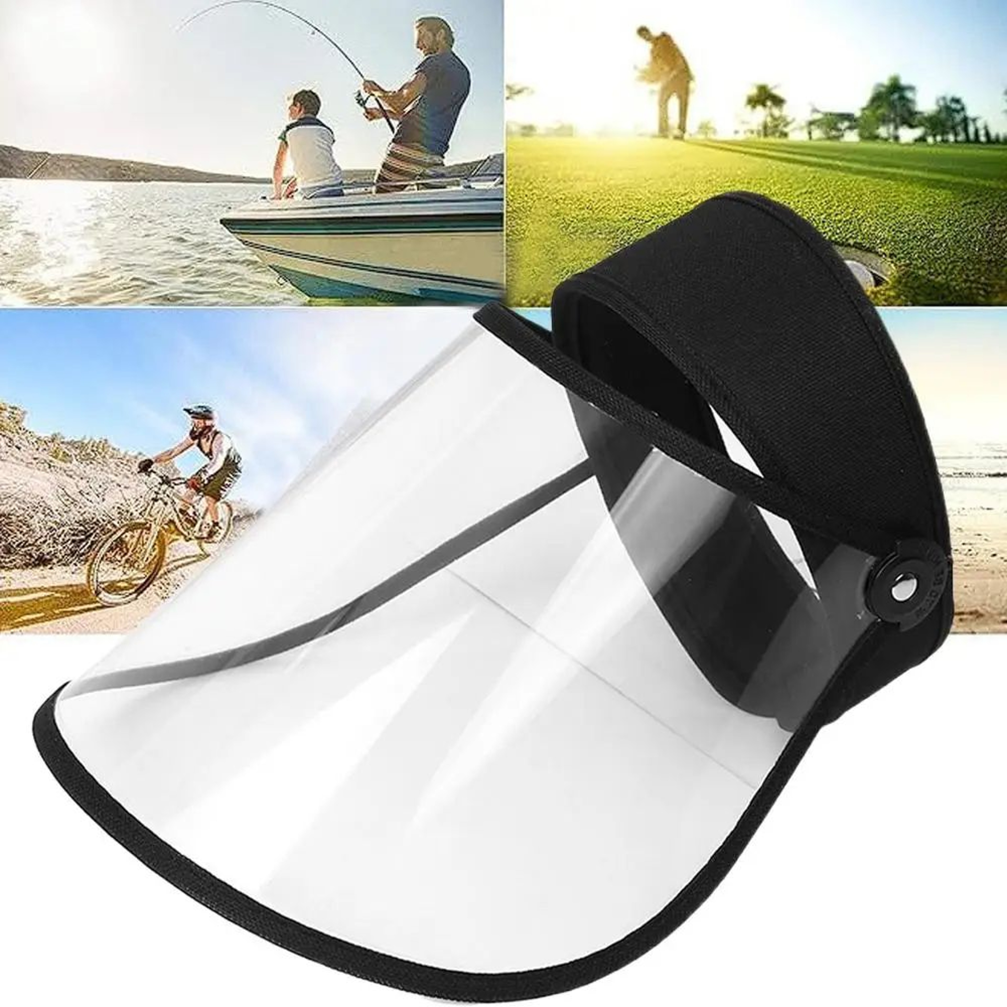 Transparent Face Shield Sun Hat 0