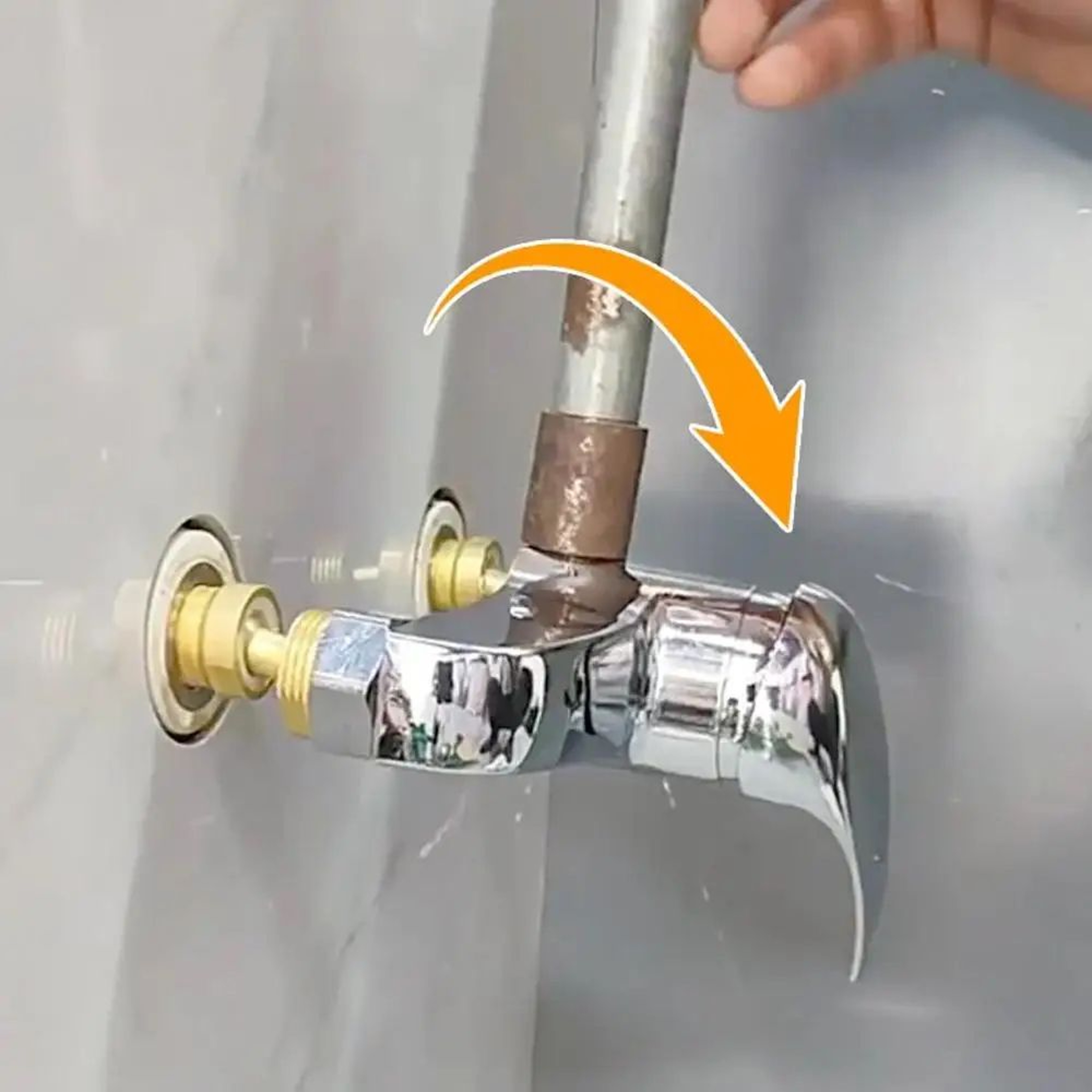 Adjustable Brass Shower Head Swivel Adapter 4