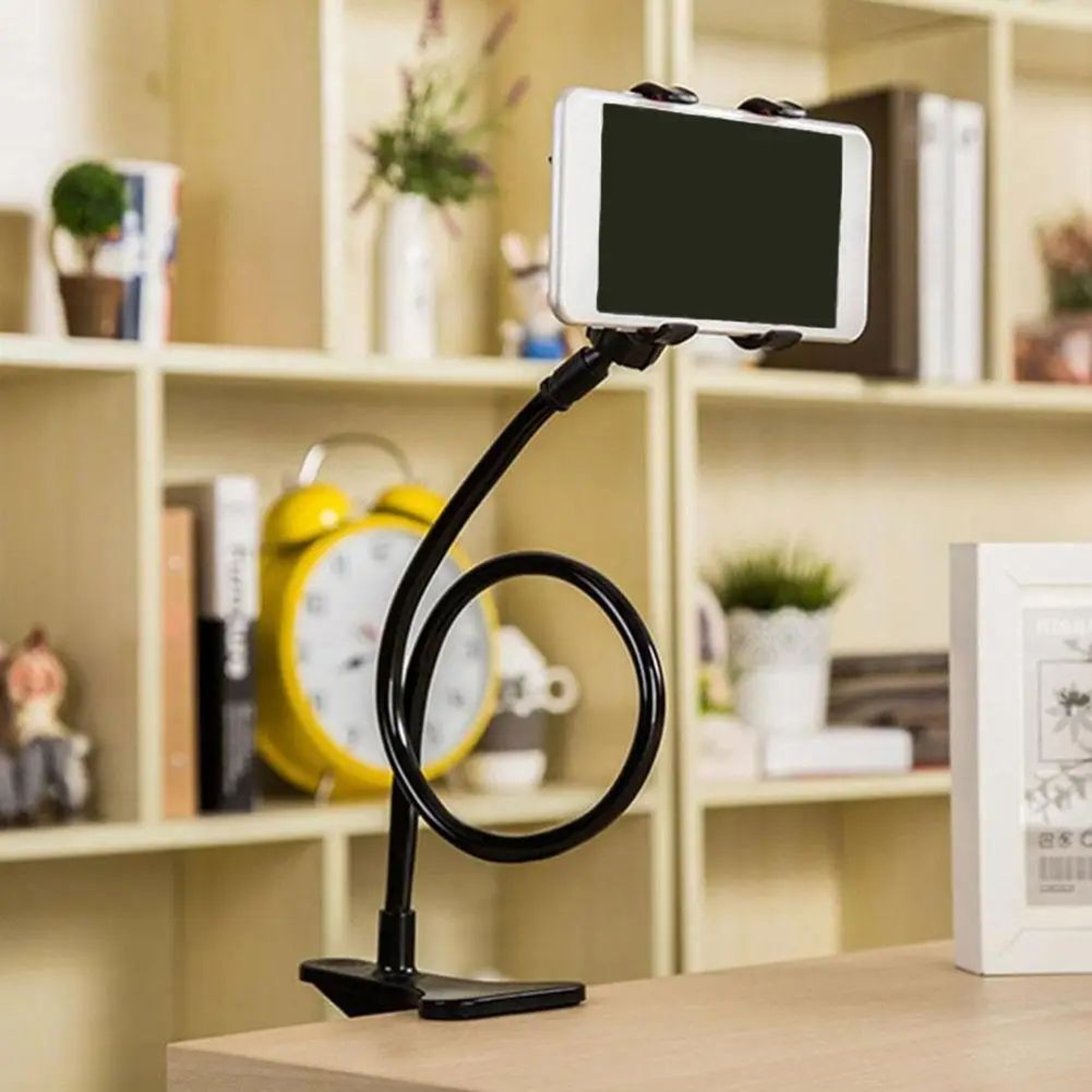 Flexible Gooseneck Phone Holder Clip 1