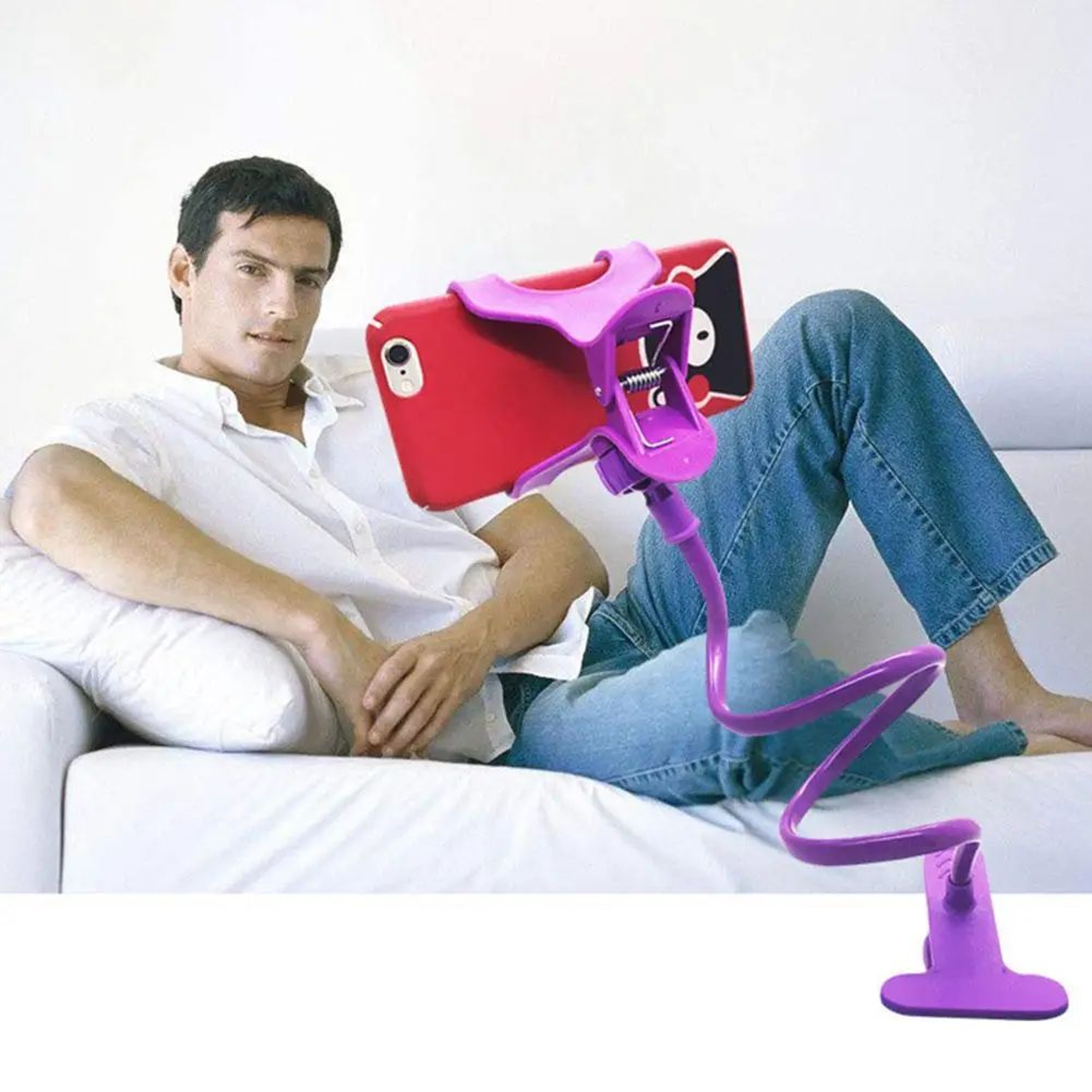 Flexible Gooseneck Phone Holder Clip 9