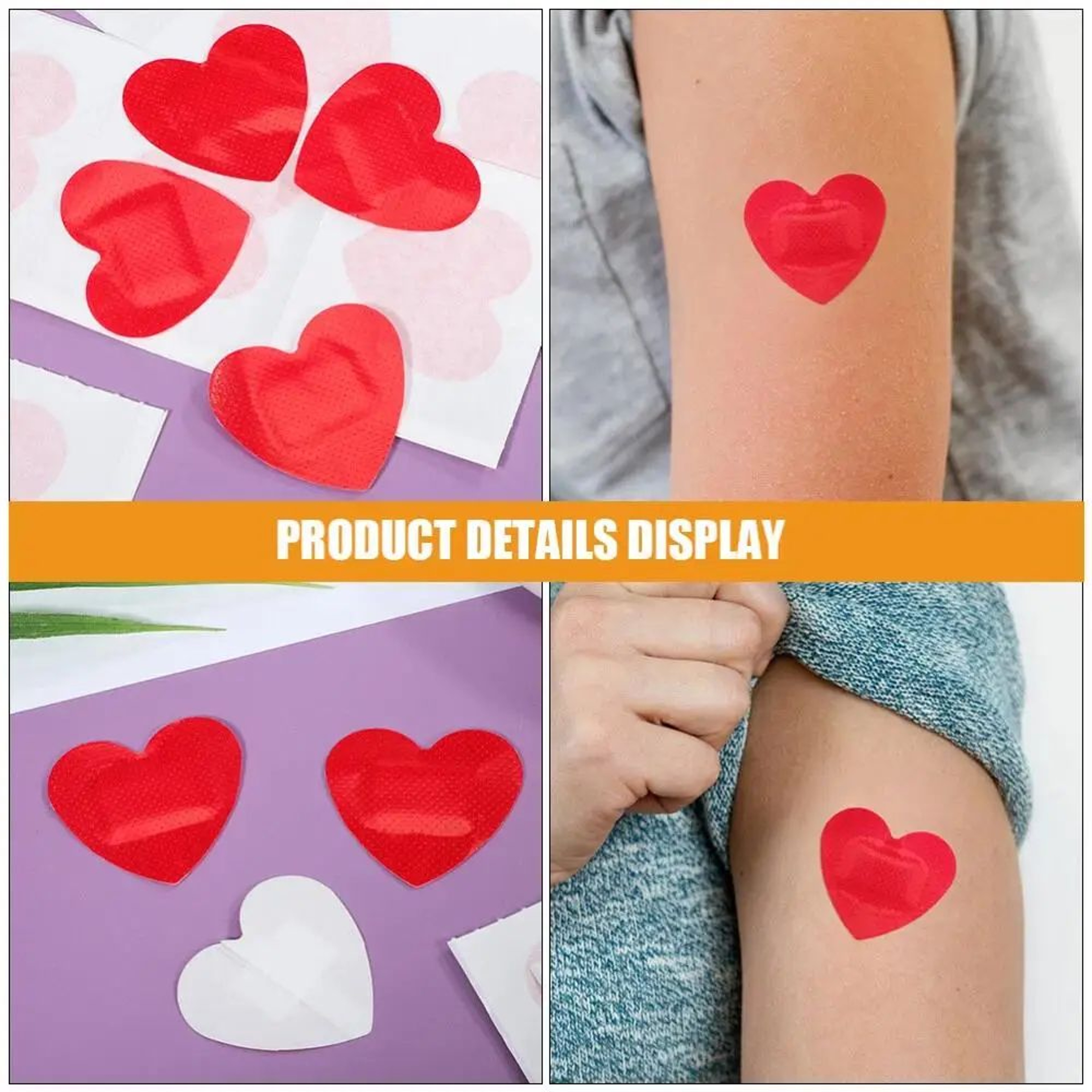Heart Shaped Hydrocolloid Bandages 4