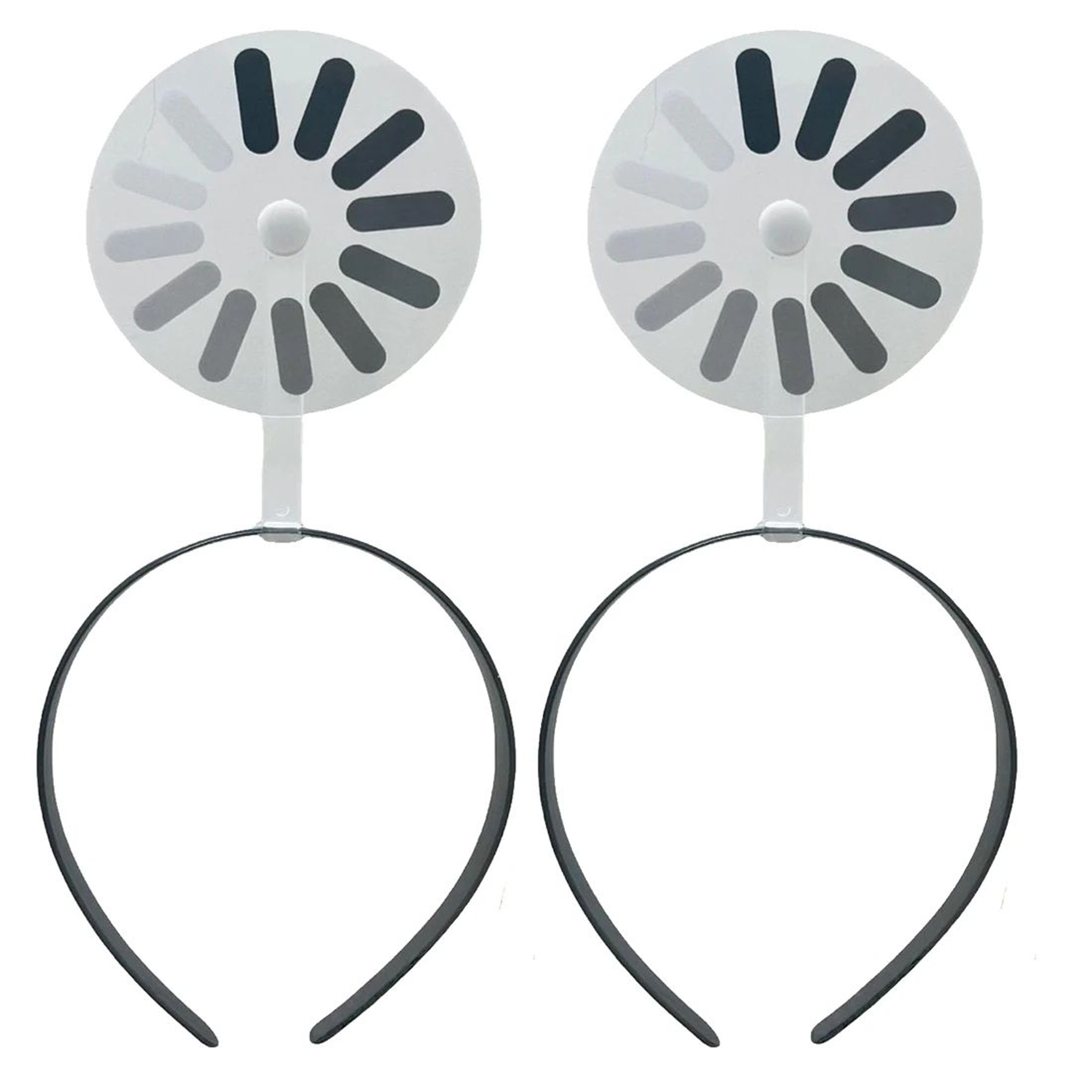 Funny Brain Loading Headband Hair Clip Set 16