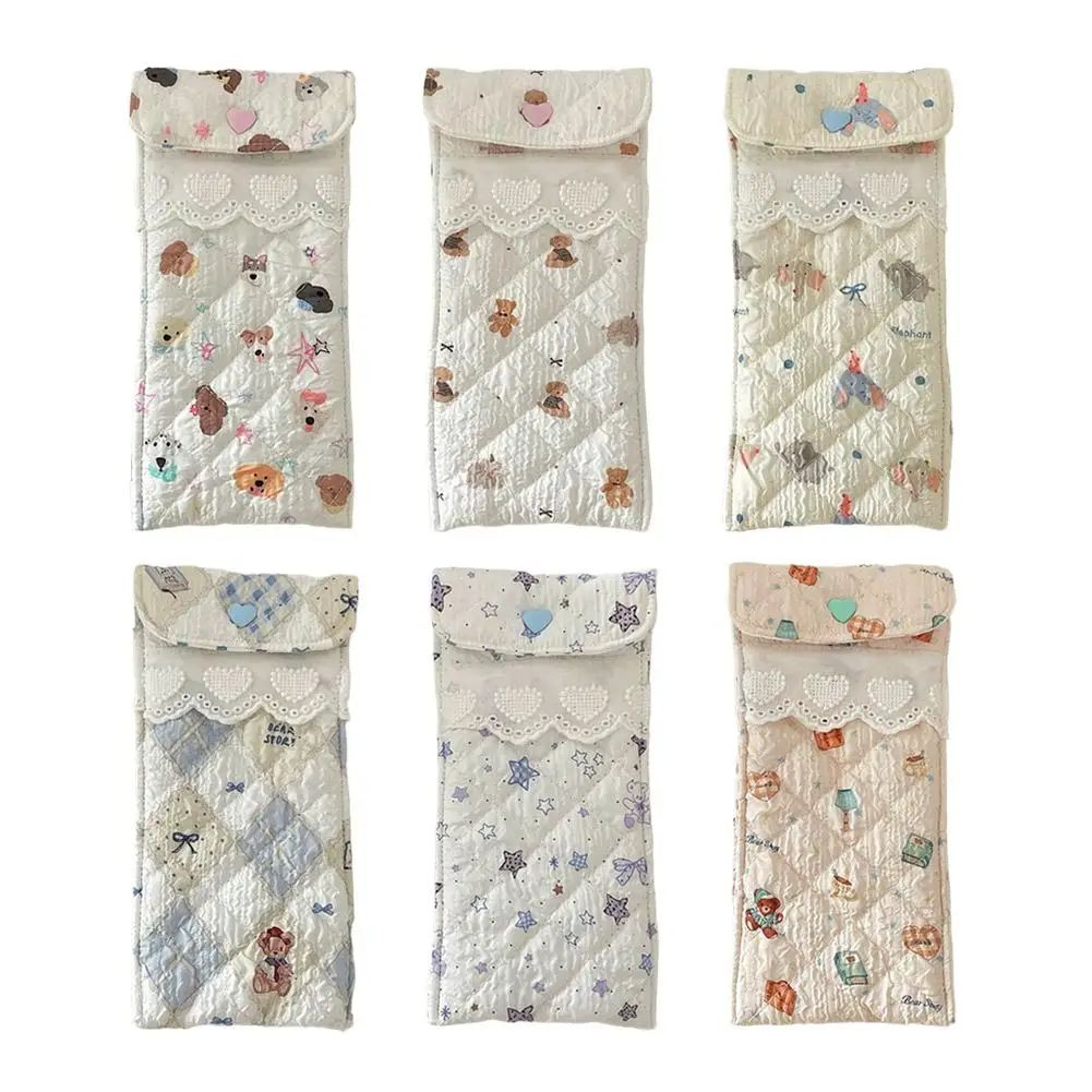 Cute Cartoon Soft Glasses Case 8