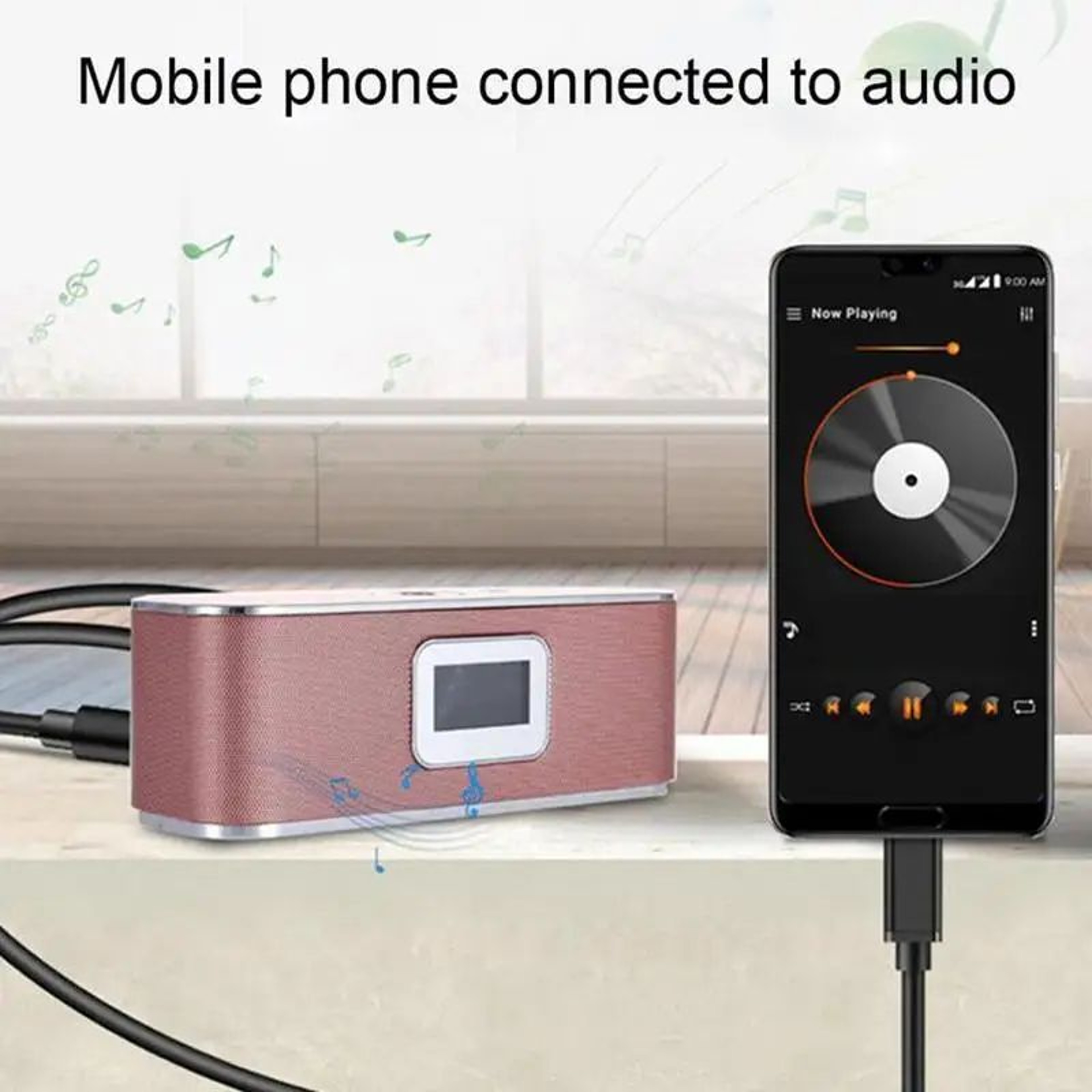 USB C To 35mm Aux Audio Cable 3