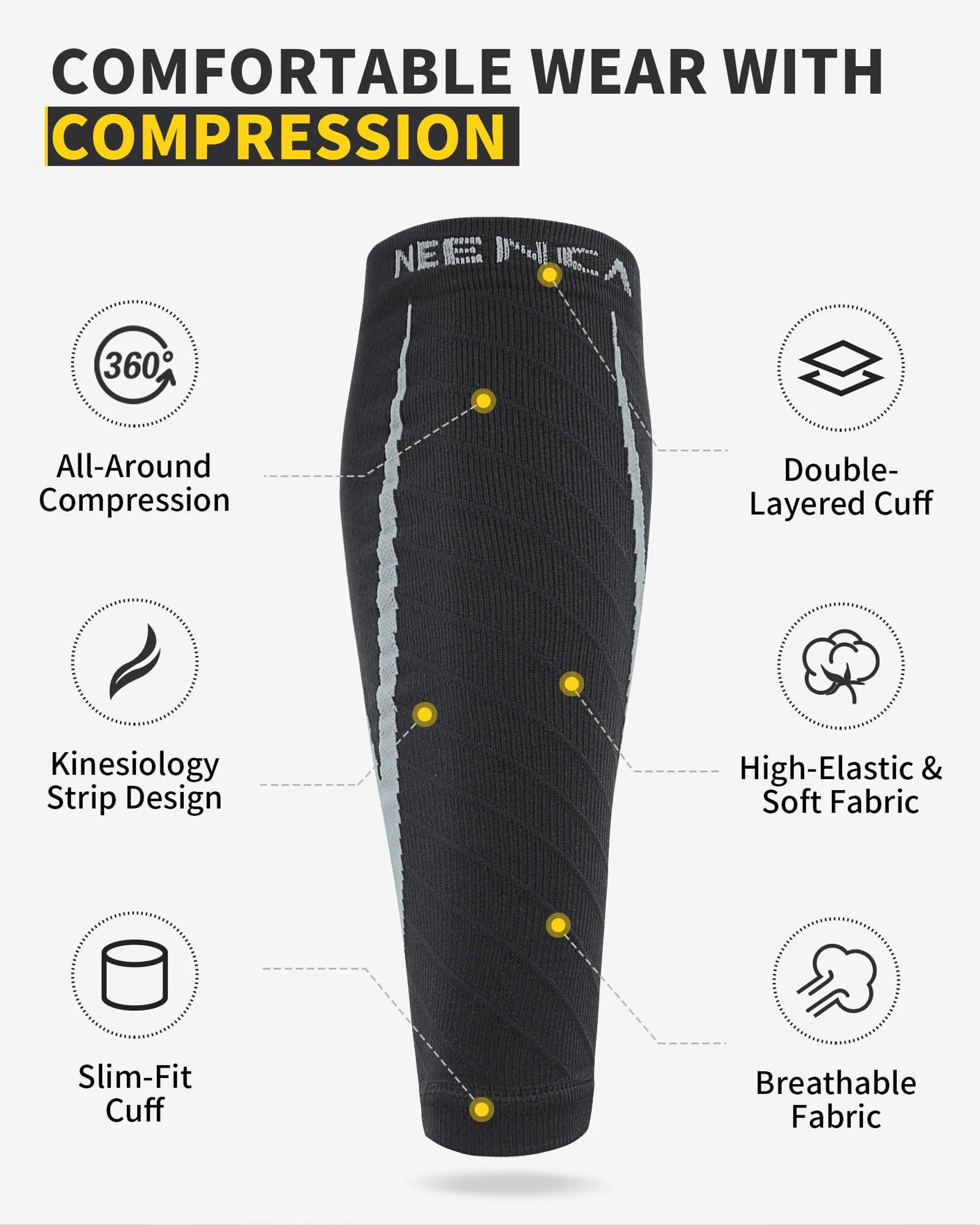 Calf Compression Sleeve Support 3