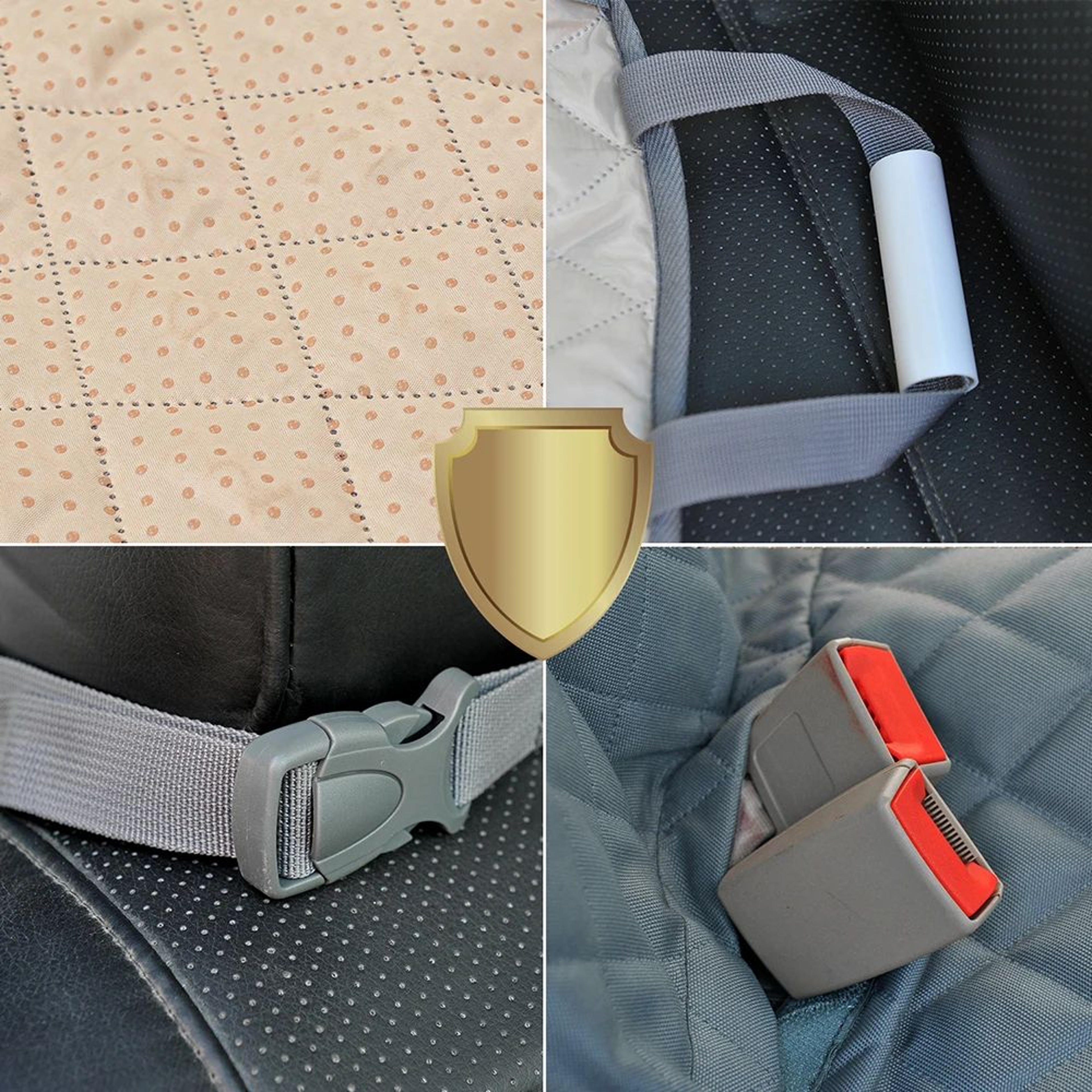 Waterproof Dog Back Seat Hammock Cover 4