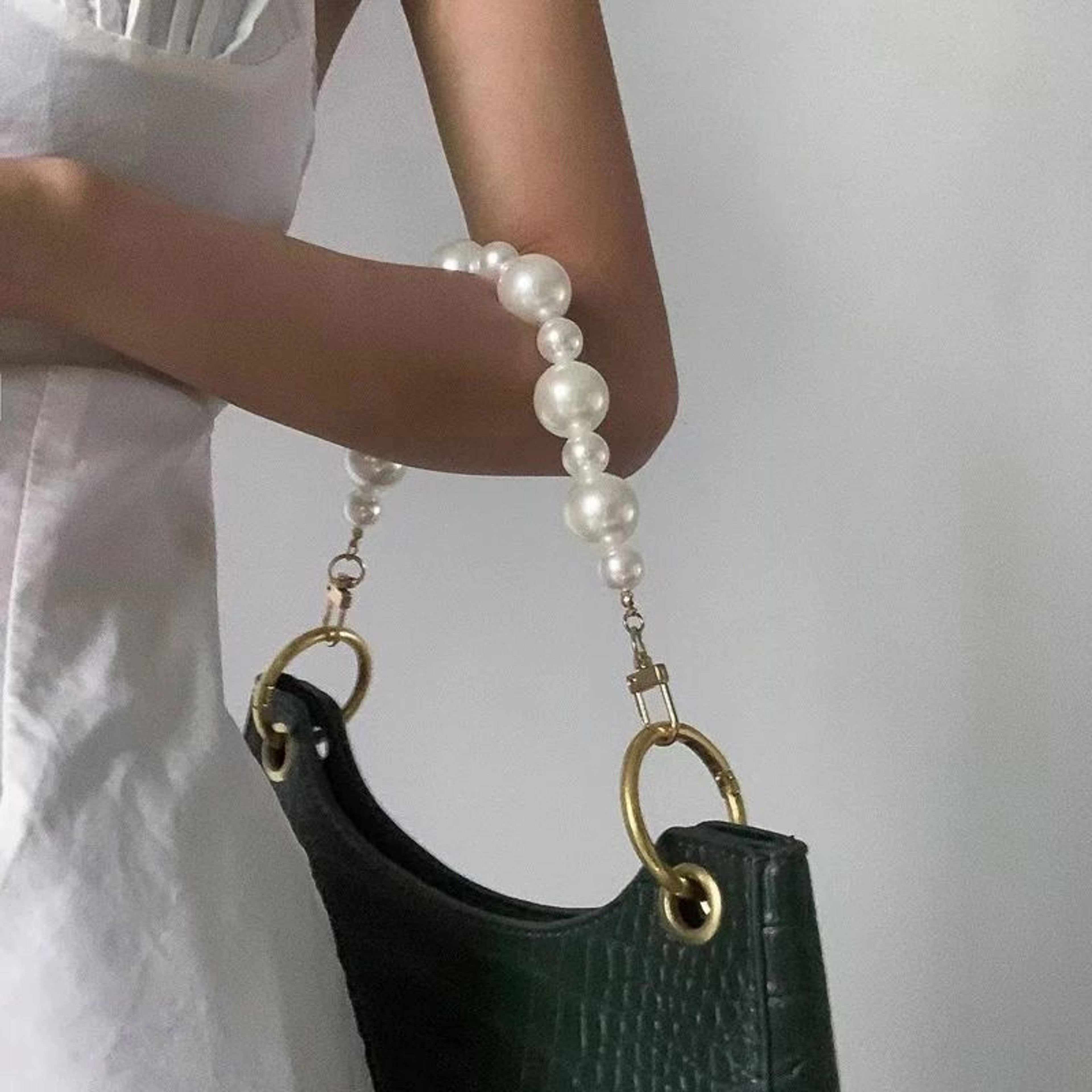 Pearl Decorative Bag Chain Strap 2