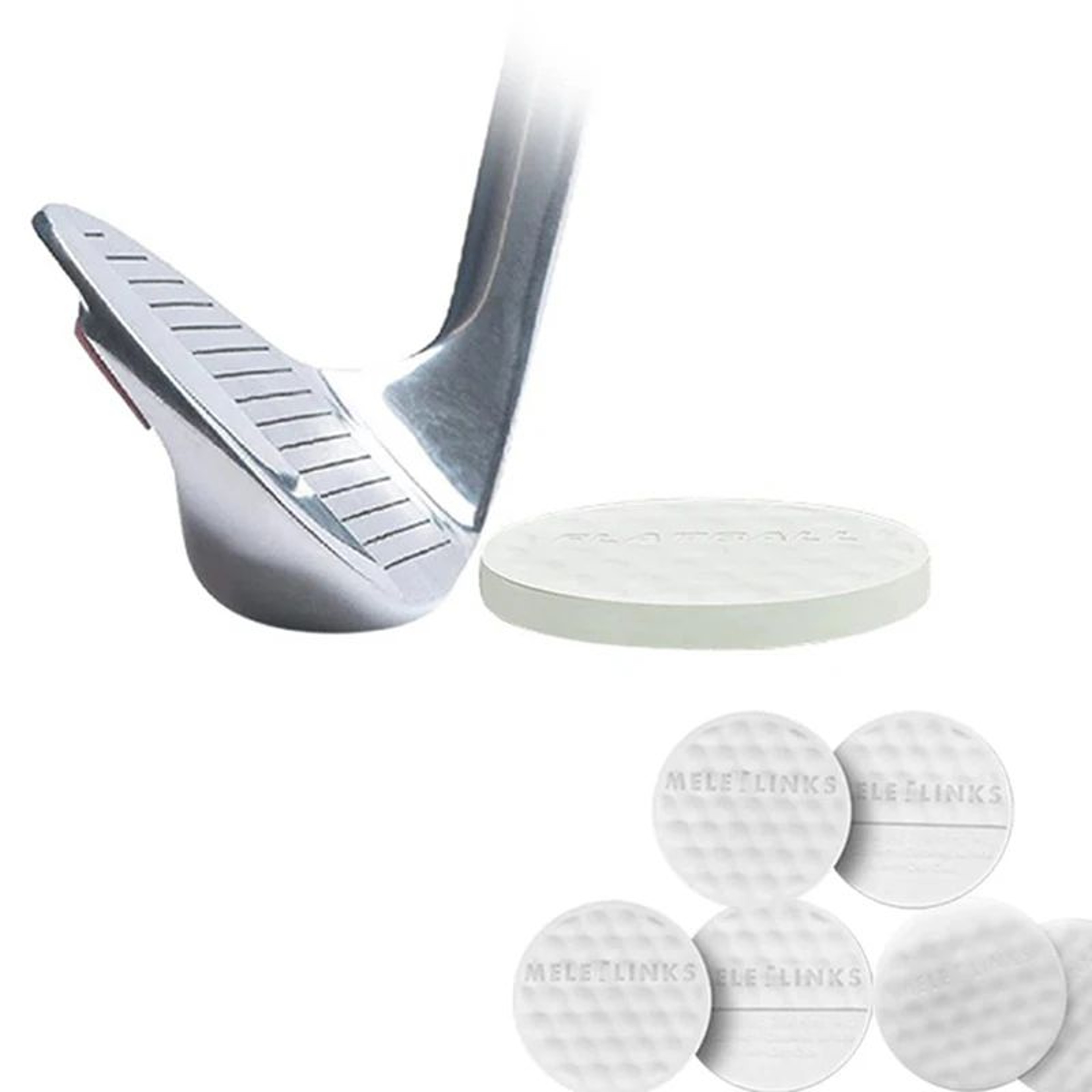 Portable Flat Practice Golf Balls 4