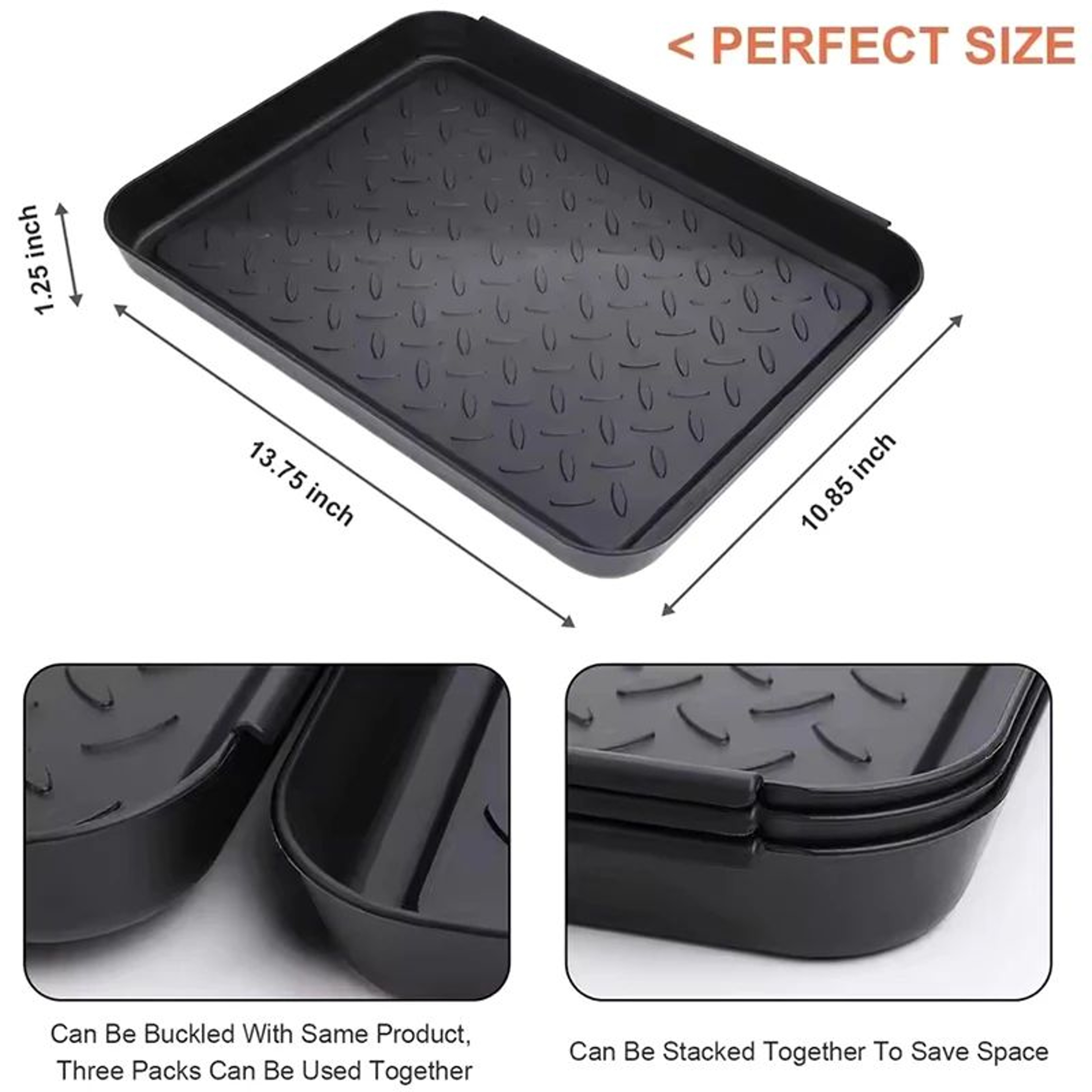 Heavy Duty Multifunctional Car Shoe  Boot Storage Tray 5