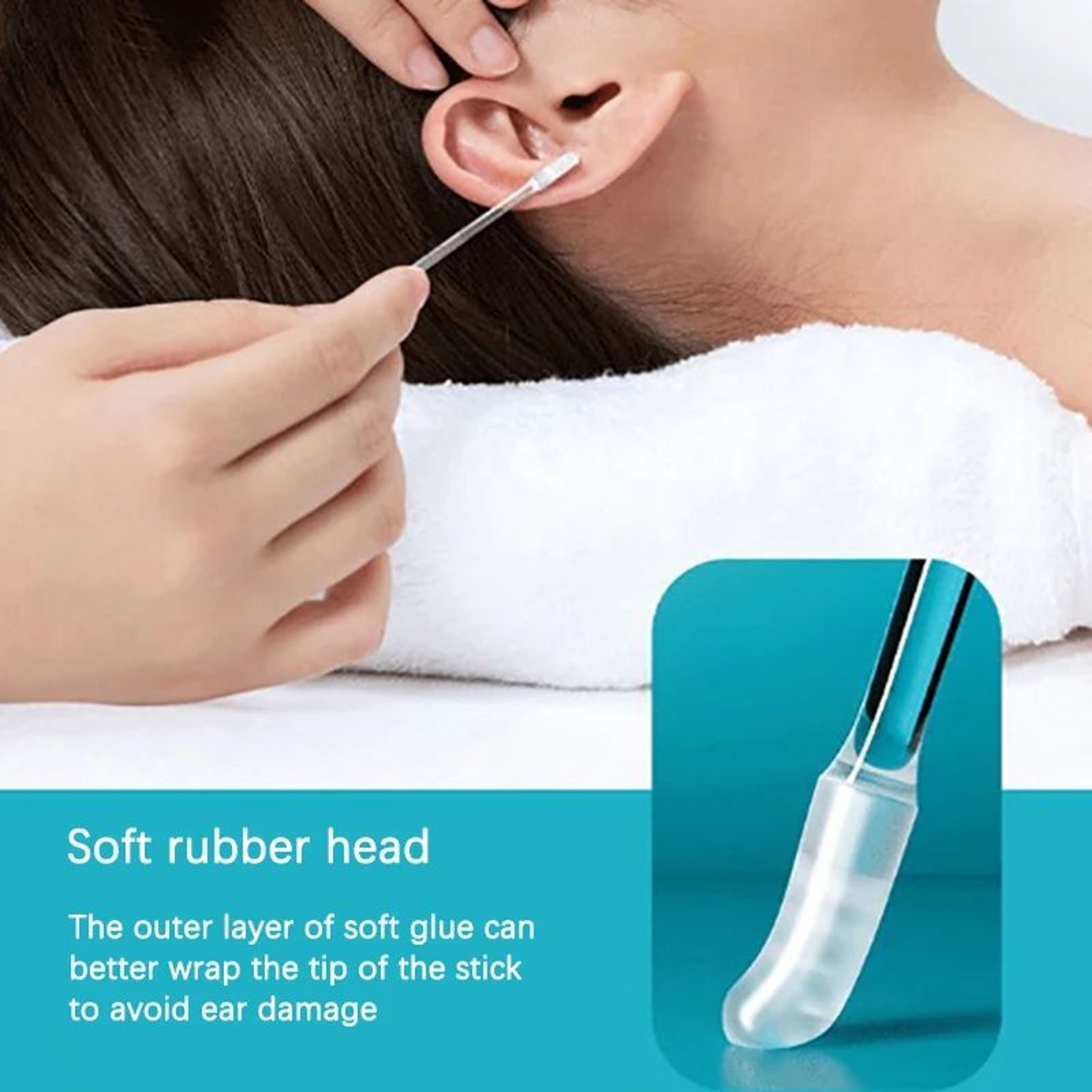 Silicone Ear Wax Removal Tool With Disposable Sticky Tips 4