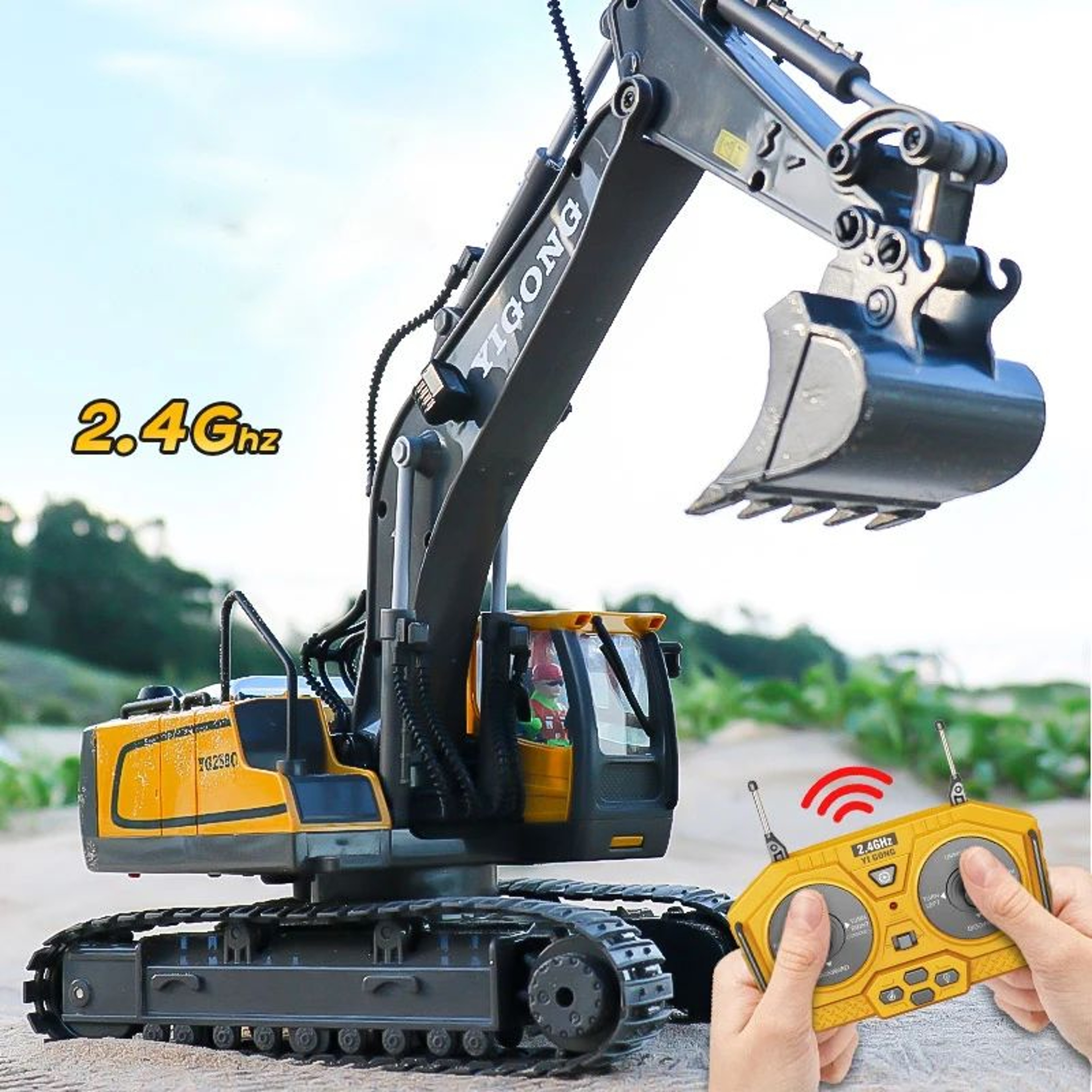 1 20 Remote Control RC Excavator  Dumper Truck 2