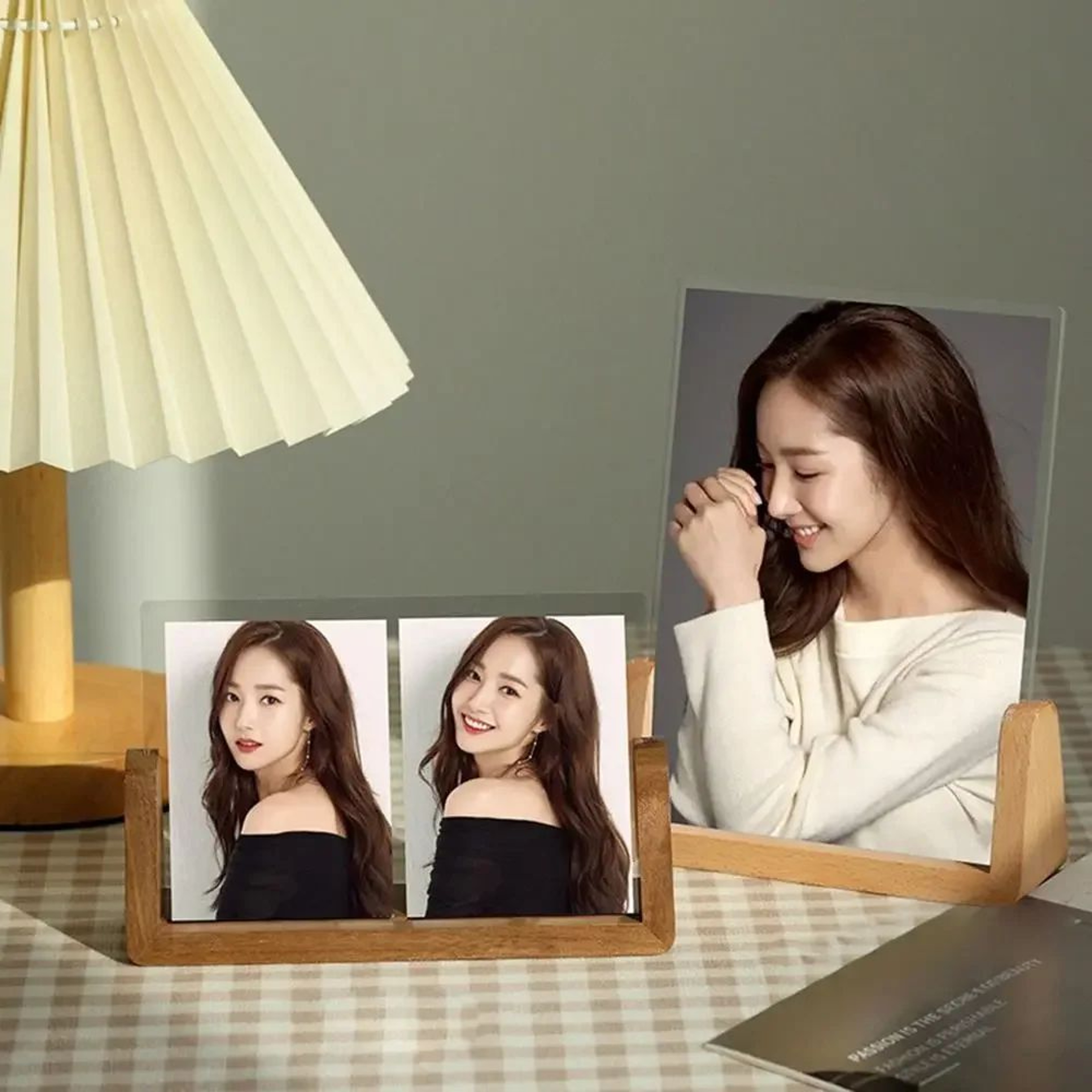 Walnut And Beech Acrylic UShape Photo Frame 8