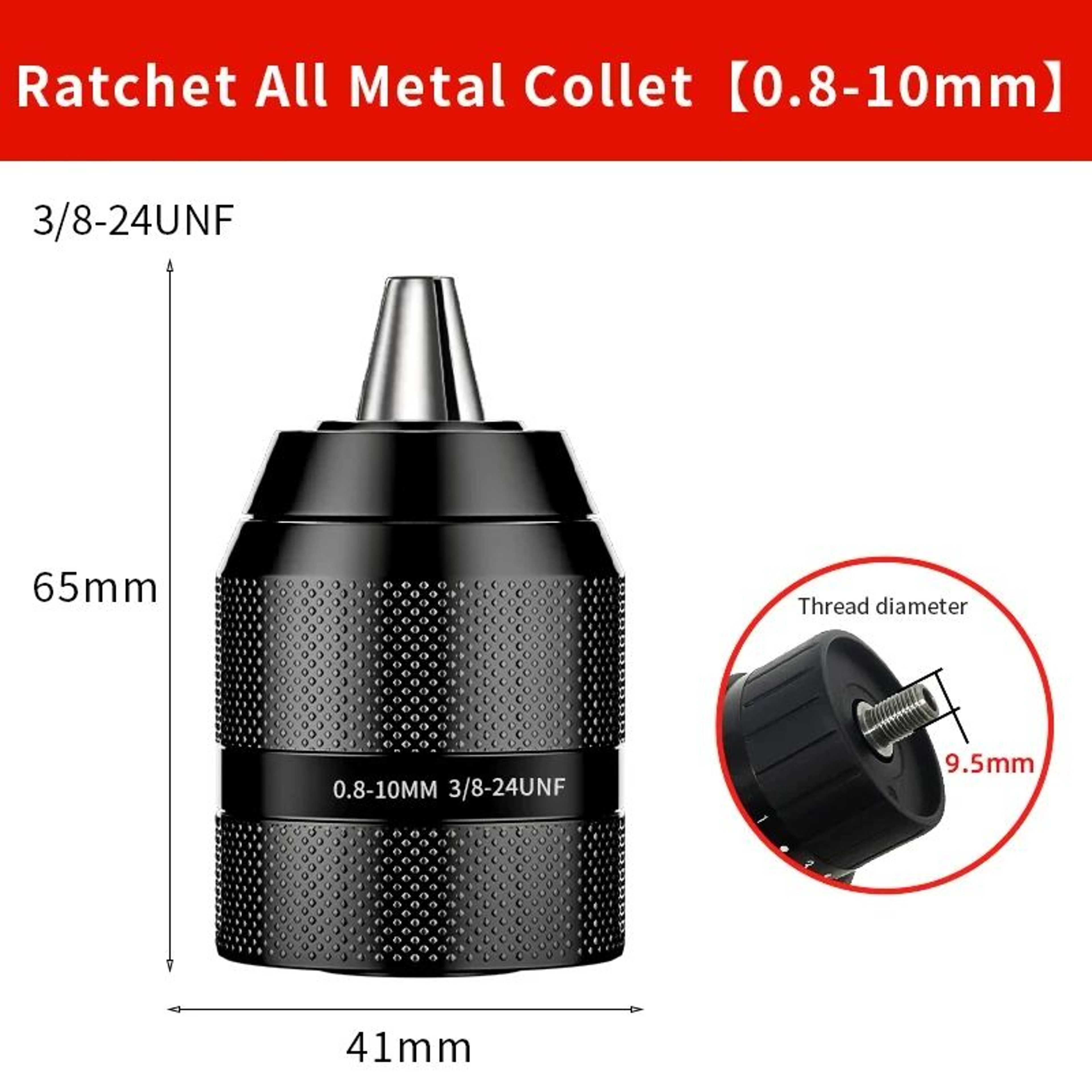 Keyless Drill Chuck Quick Change Adapter 9