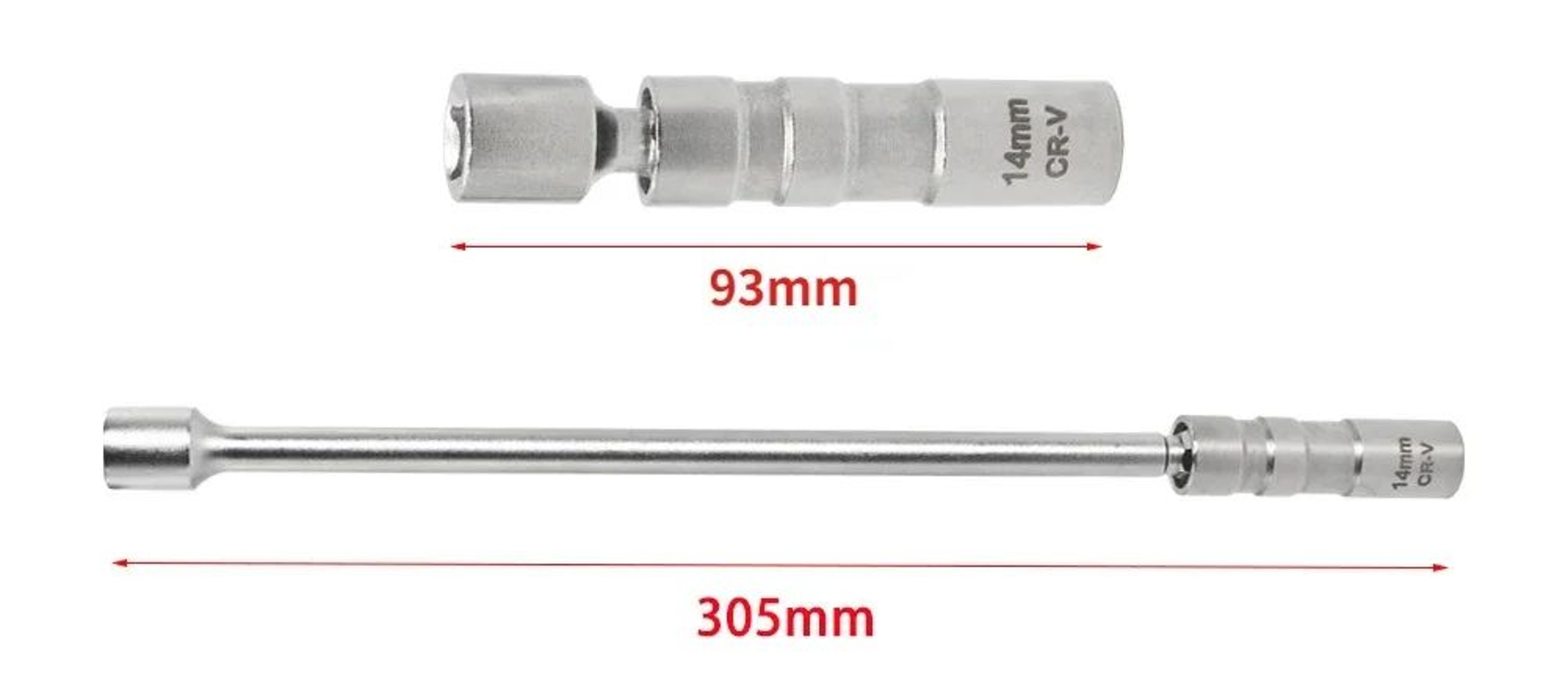 Magnetic Spark Plug Socket Wrench Set 10