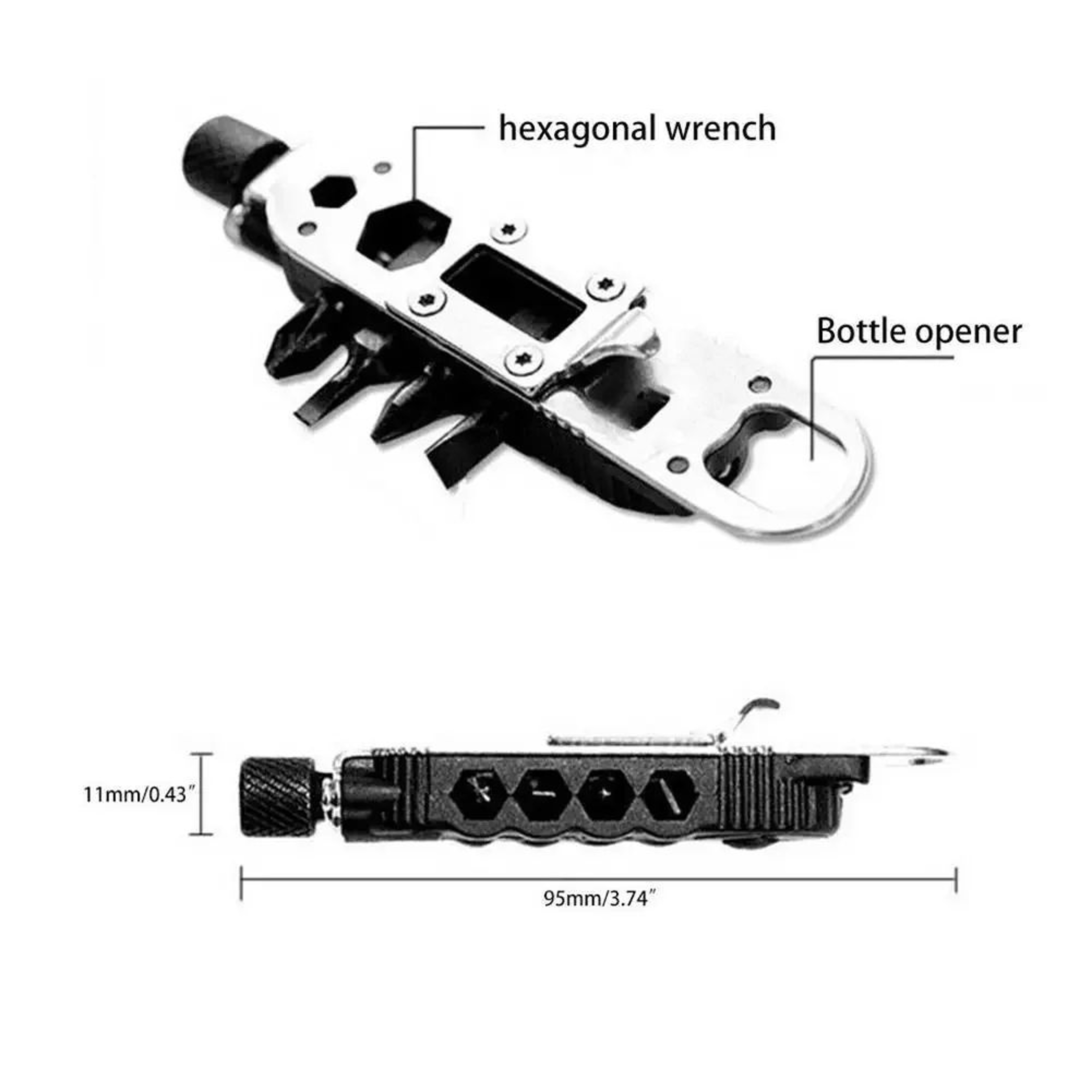 Mini Keychain Screwdriver Multi Tool 13