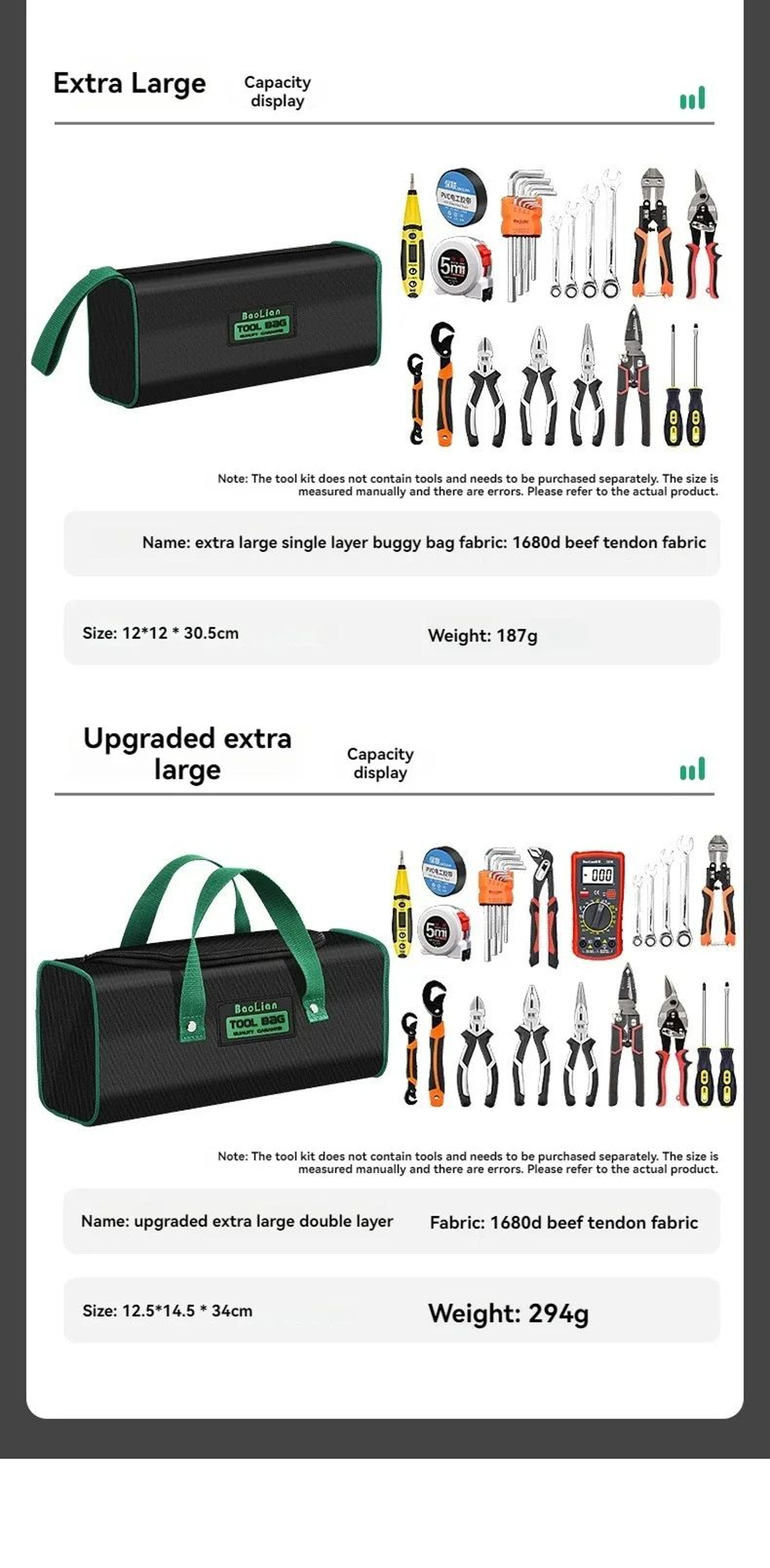 Waterproof Electrician Tool Bag 15