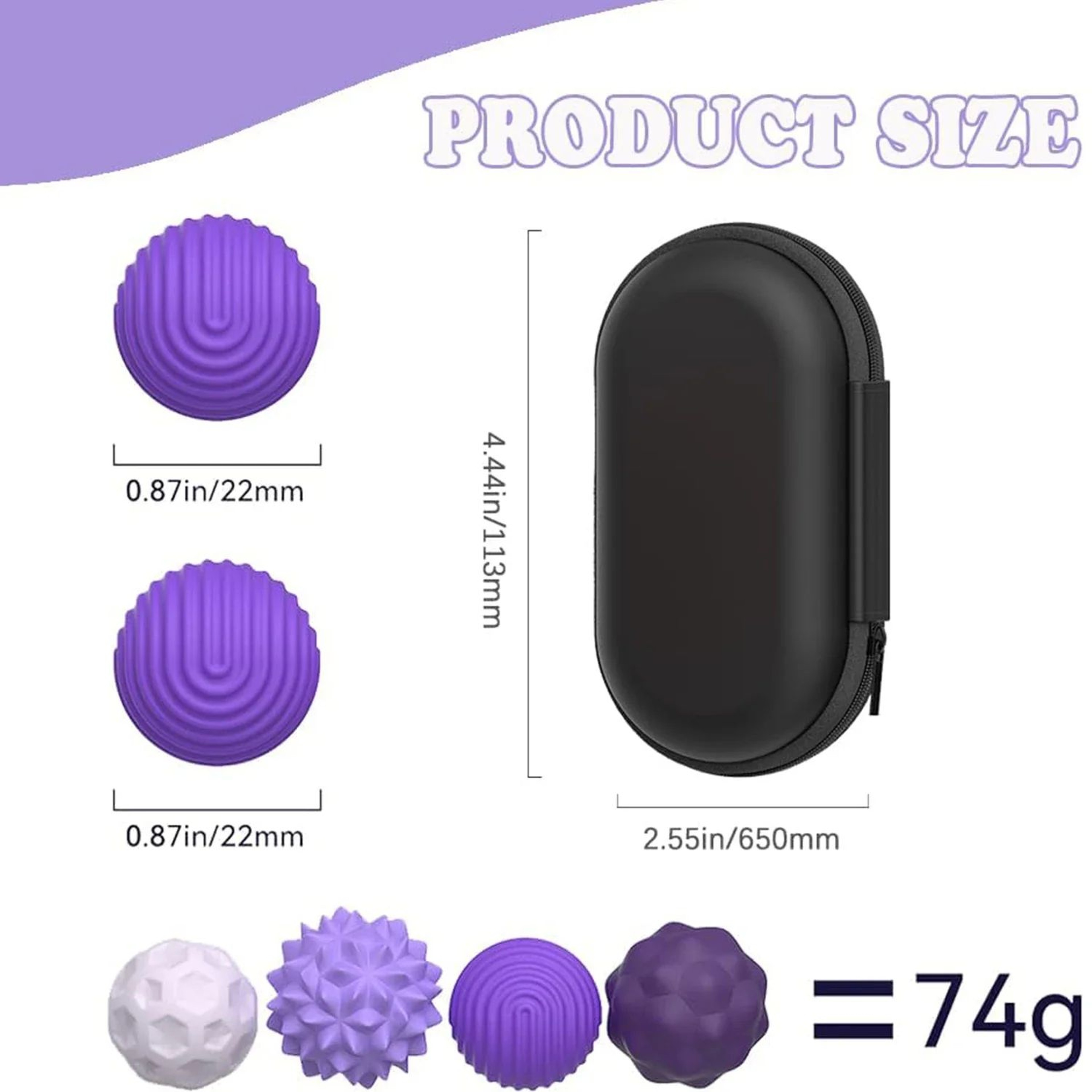 Magnetic Silicone Sensory Fidget Balls 7