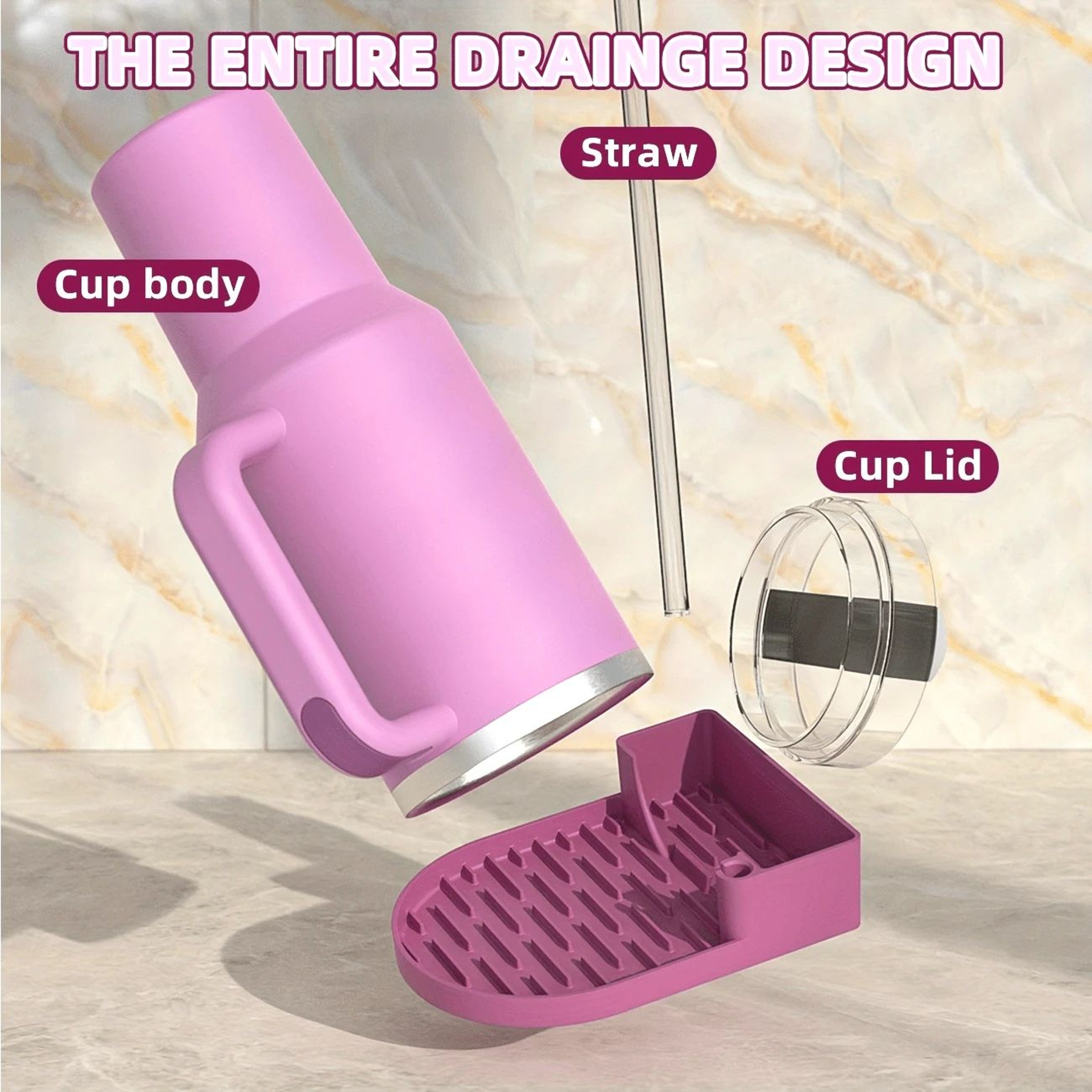 Silicone Tumbler Drying Rack Holder 0