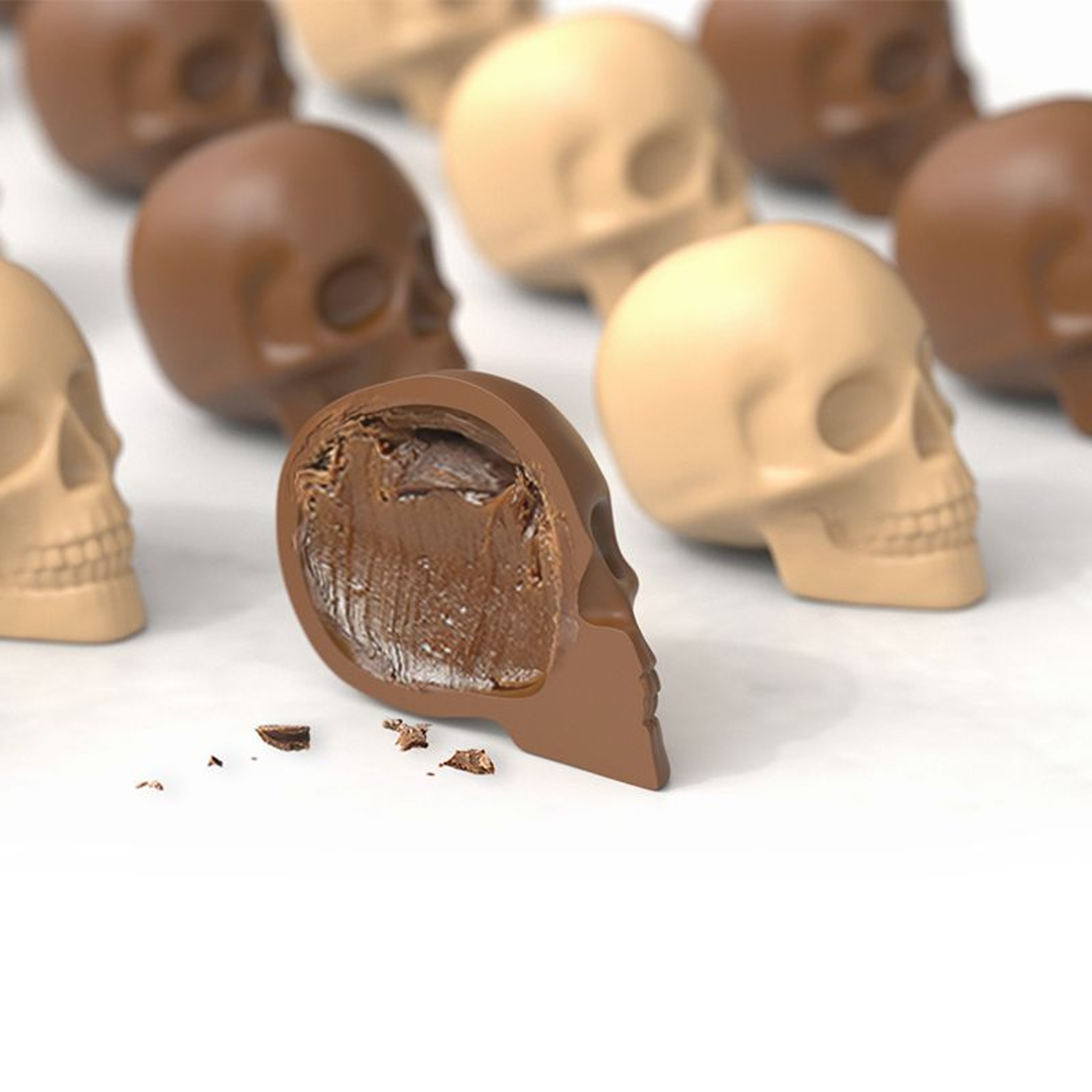 3D Skull Silicone Cake Mold 12
