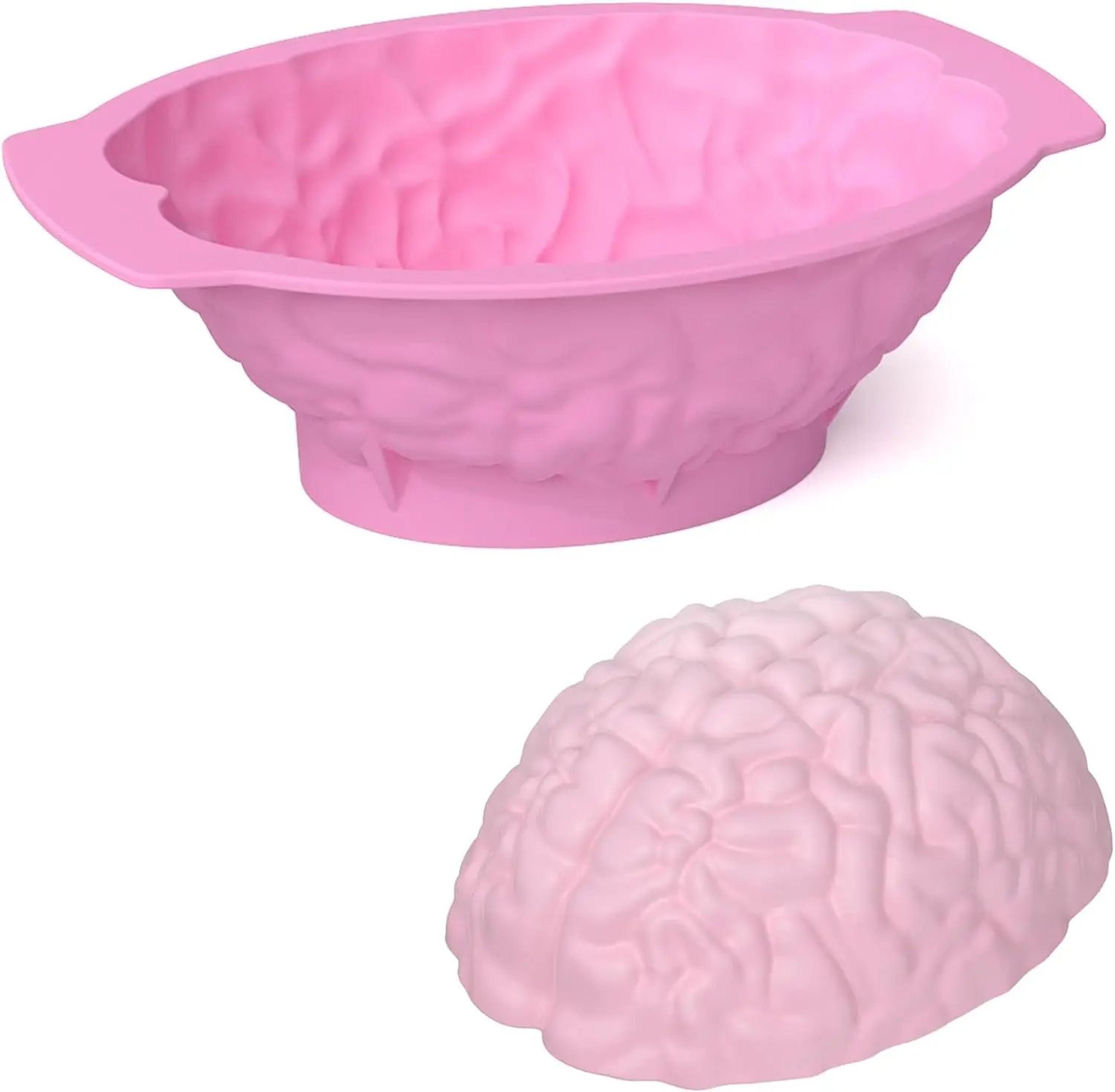 Silicone Human Brain Cake Mold 9