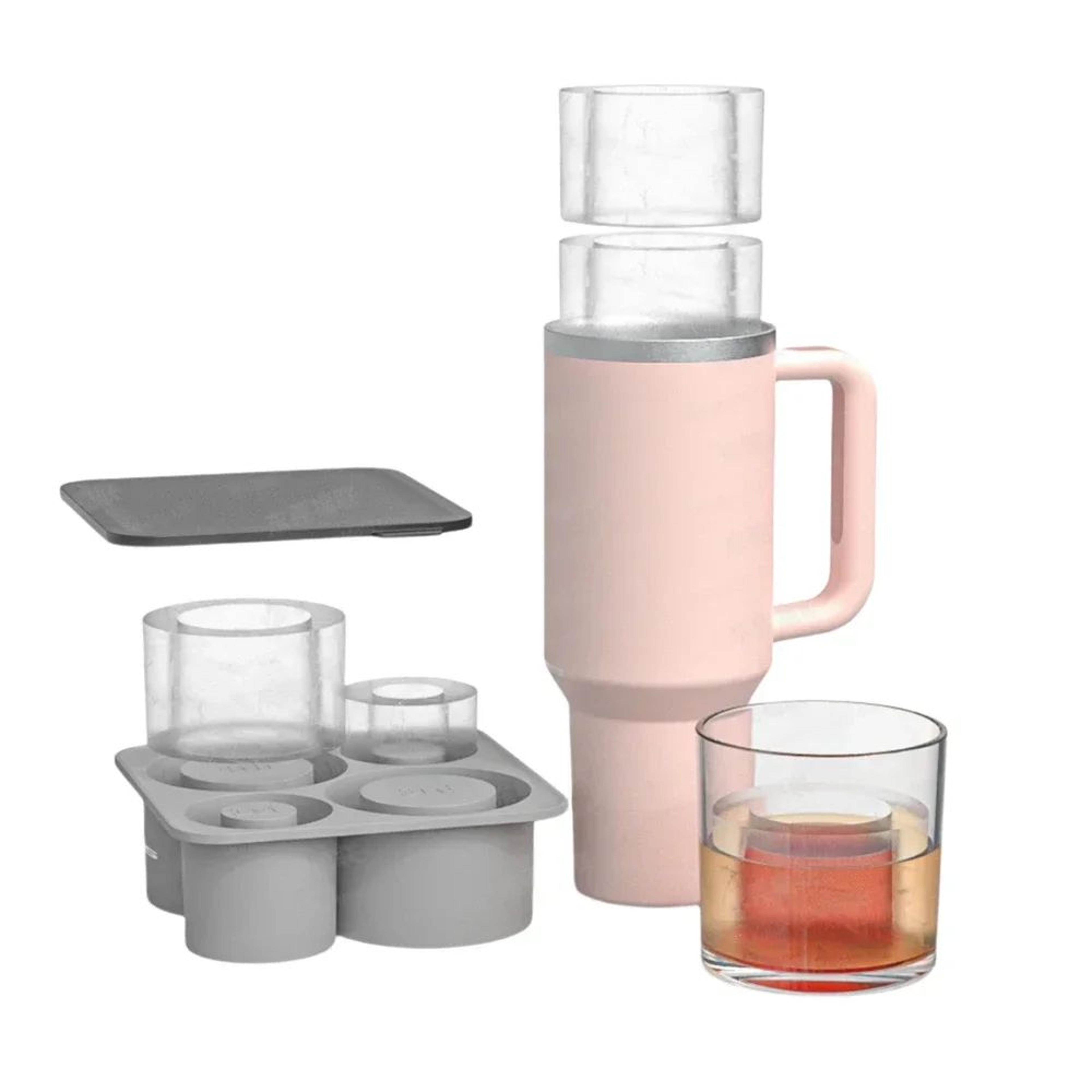 Silicone Round Ice Mold For Tumblers 4