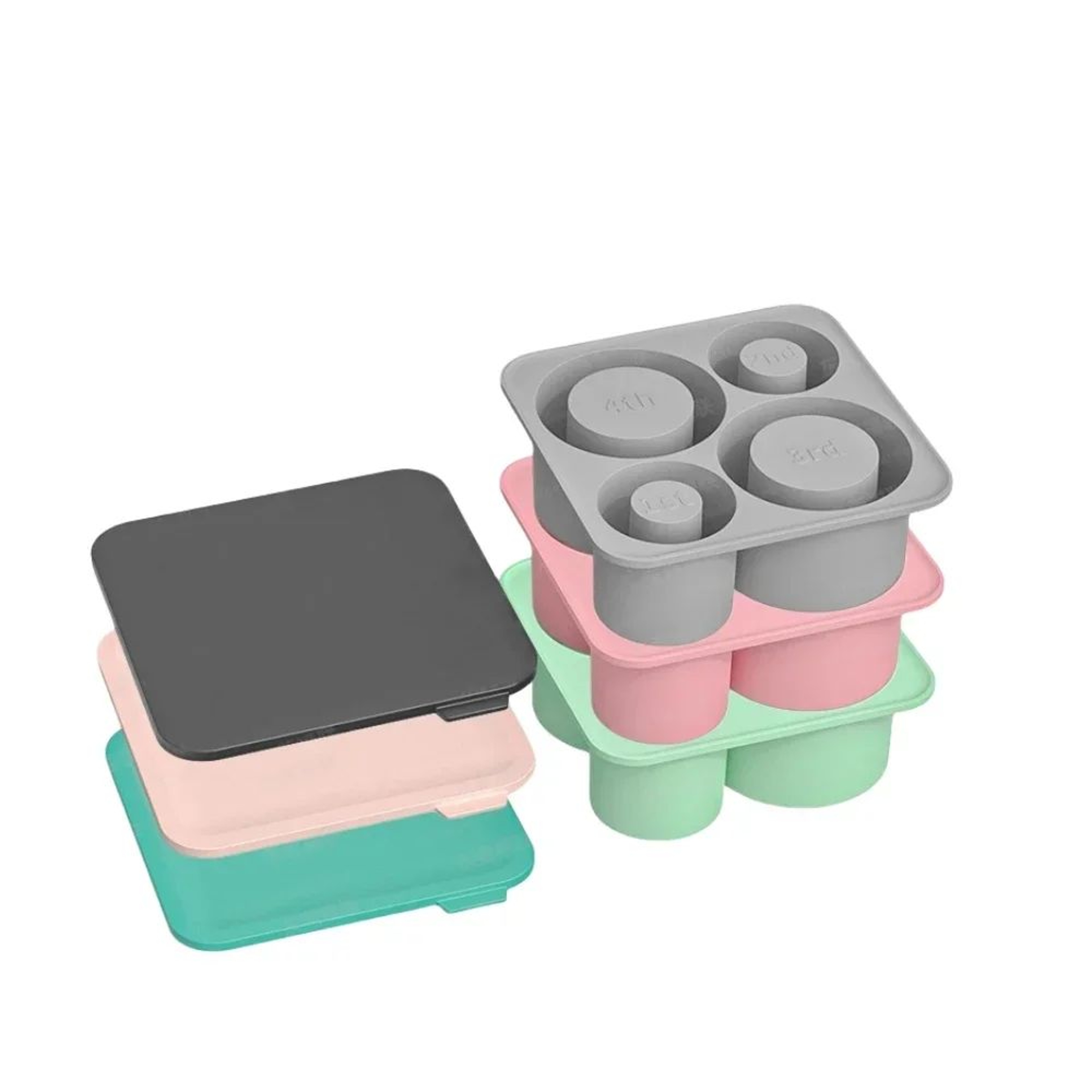 Silicone Round Ice Mold For Tumblers 6