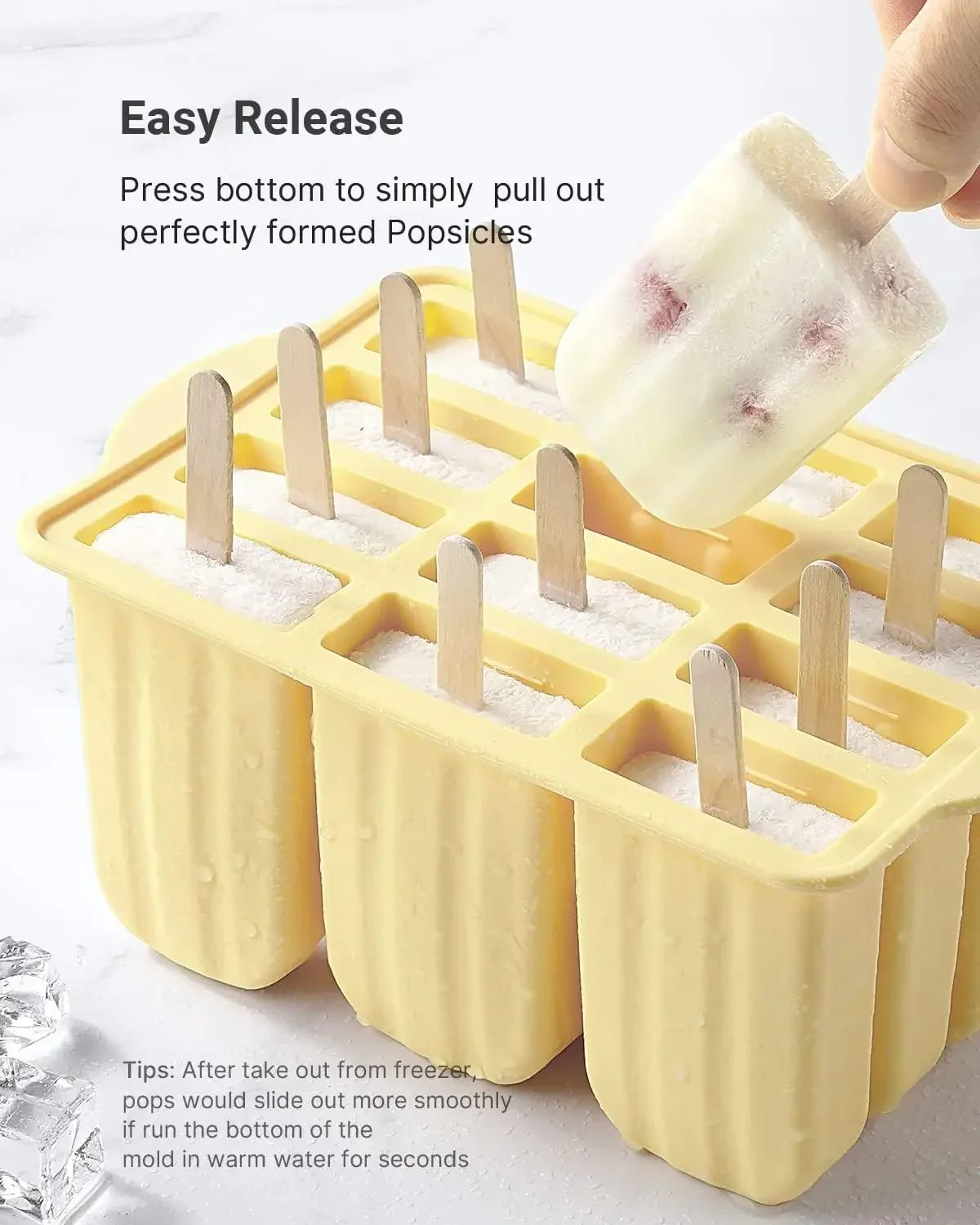 Silicone Popsicle Molds Set Of 12 9