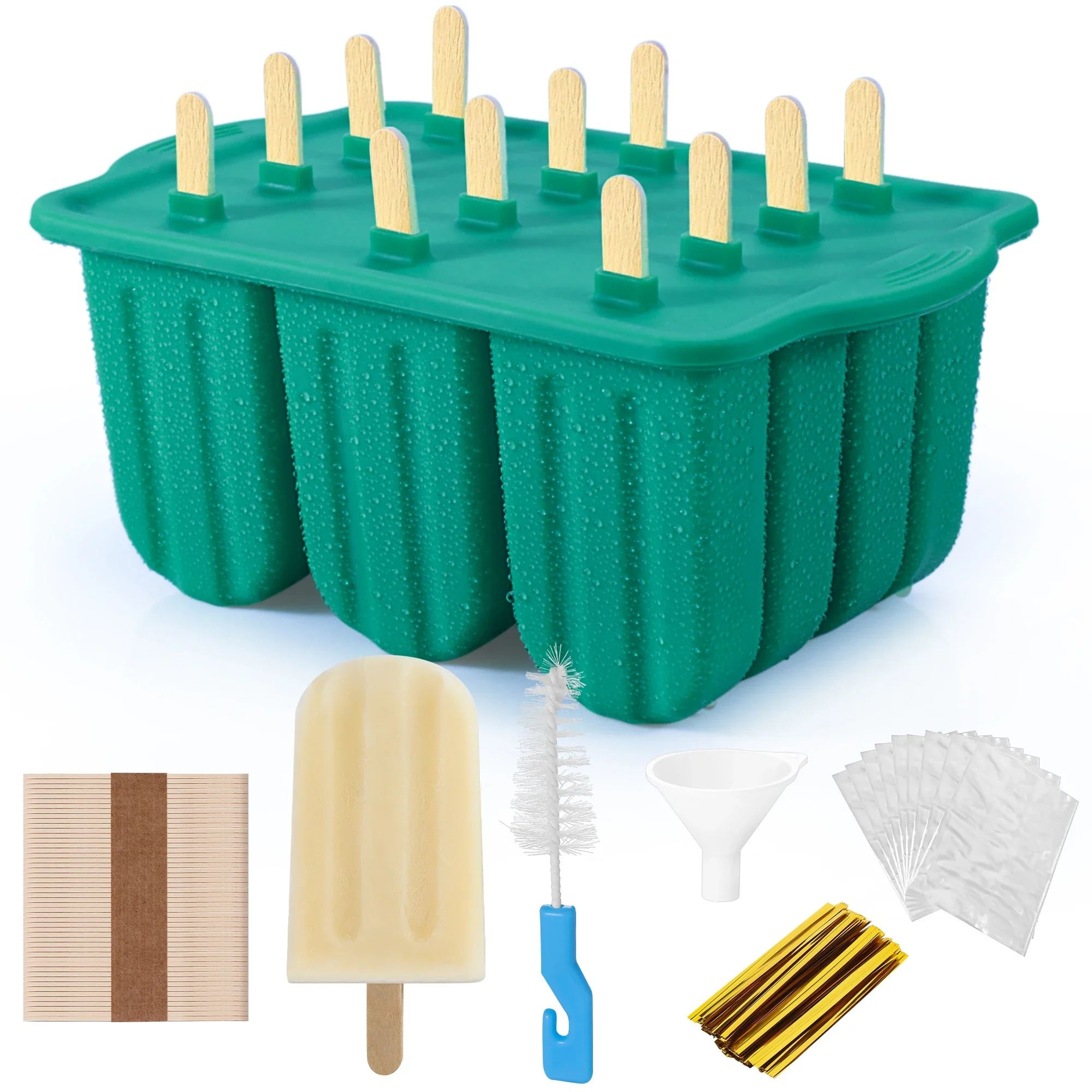 Silicone Popsicle Molds Set Of 12 12