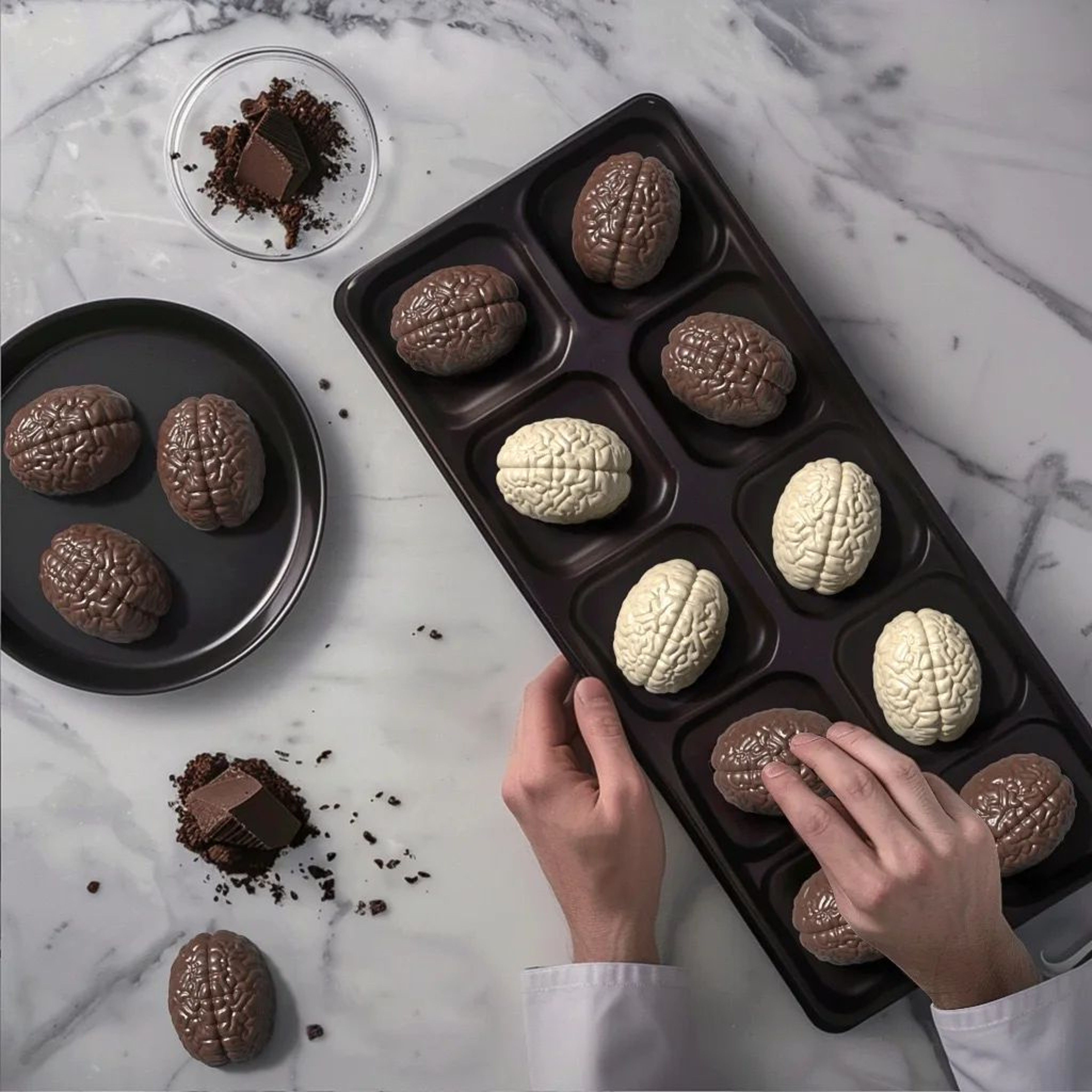 Silicone Brain Ice Cube And Baking Mold 1