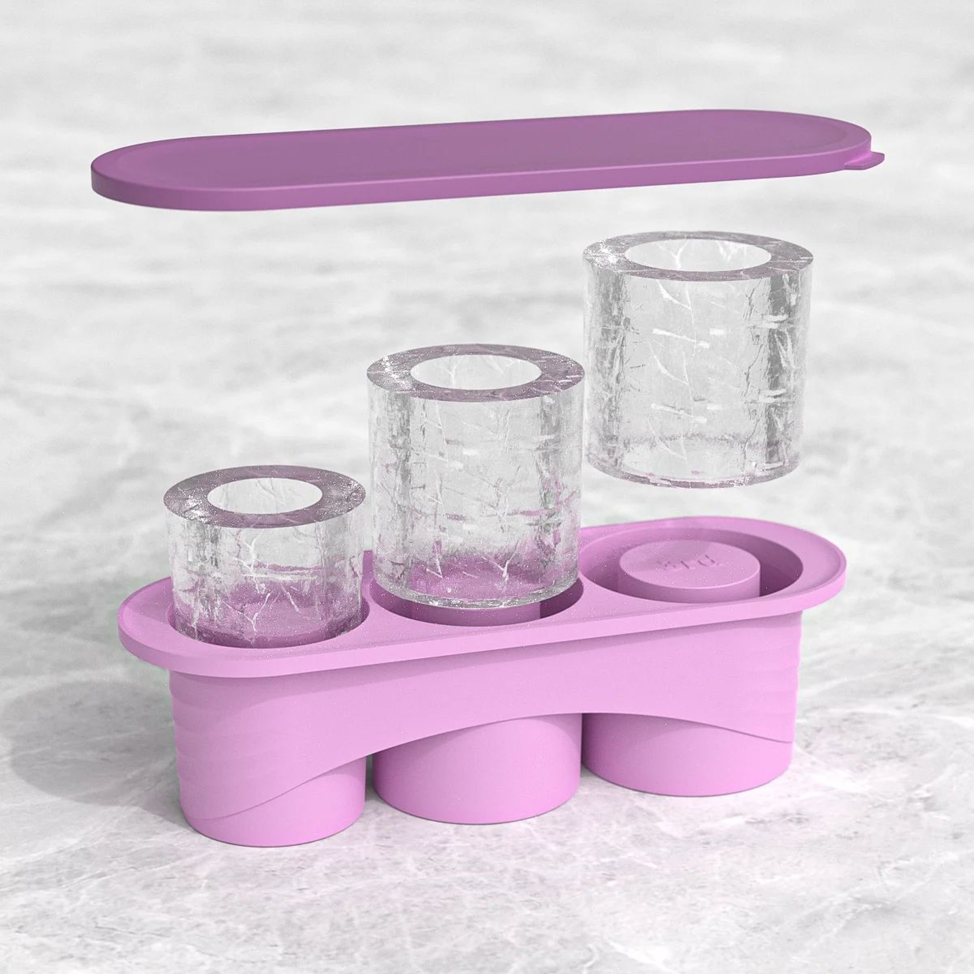 Cylinder Ice Cube Tray For Tumbler Cups 3